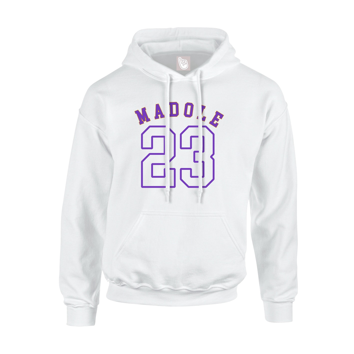 Youth Hoodie — Shirsey Arch in White