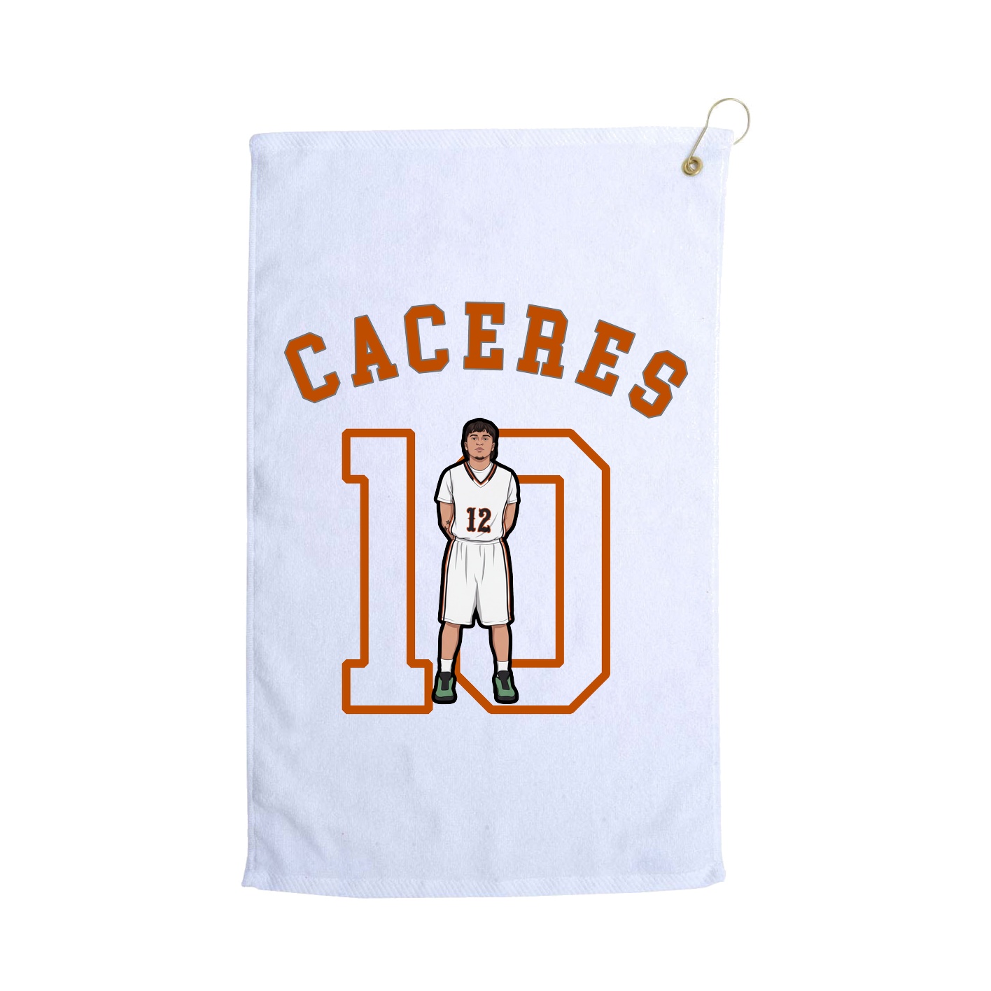 Golf Towel — Shirsey Arch in White