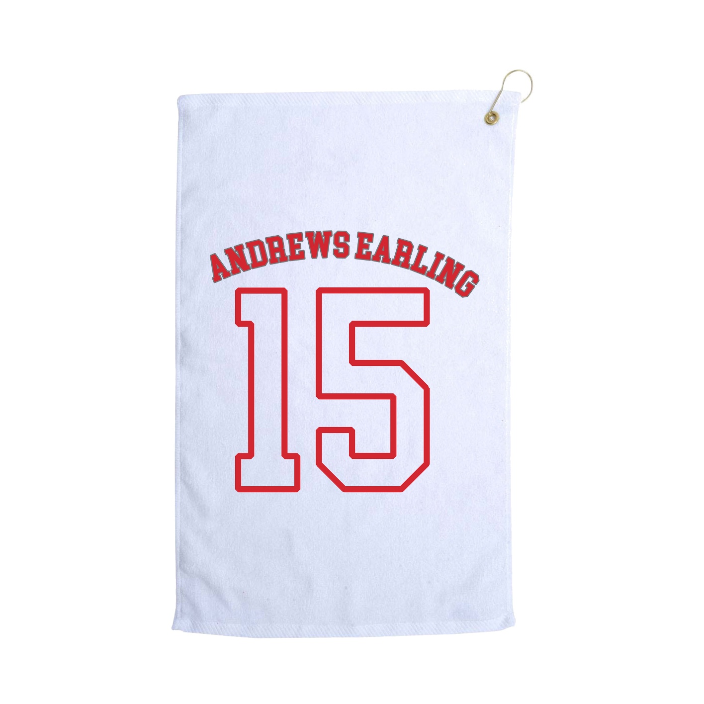 Golf Towel — Shirsey Arch in White