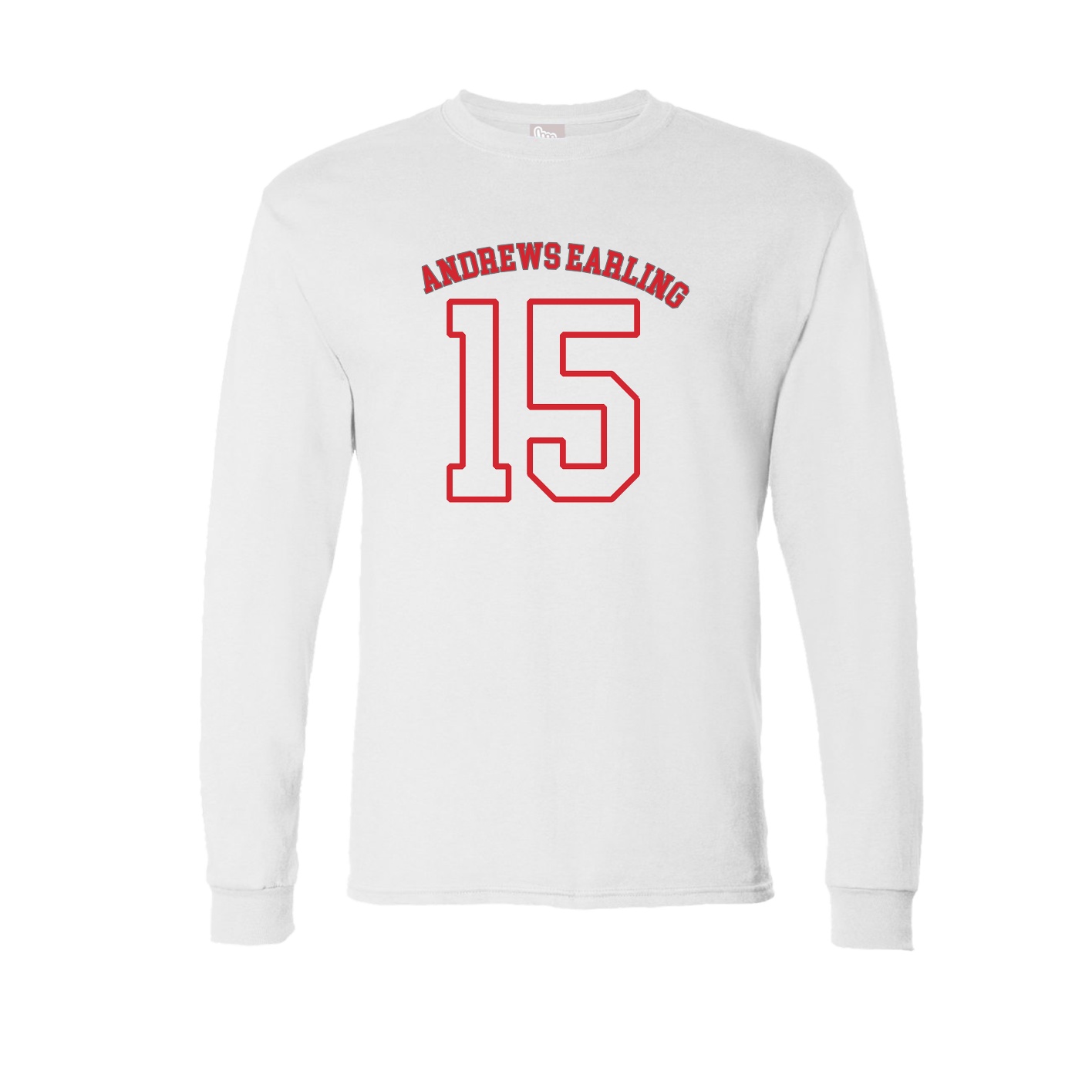 Long Sleeve Tee — Shirsey Arch in White