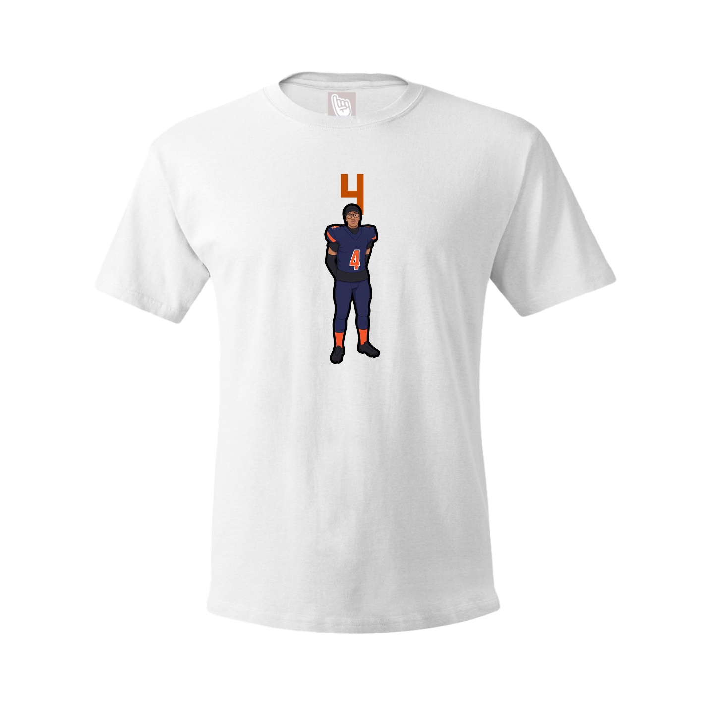 Tee — Number Top in White