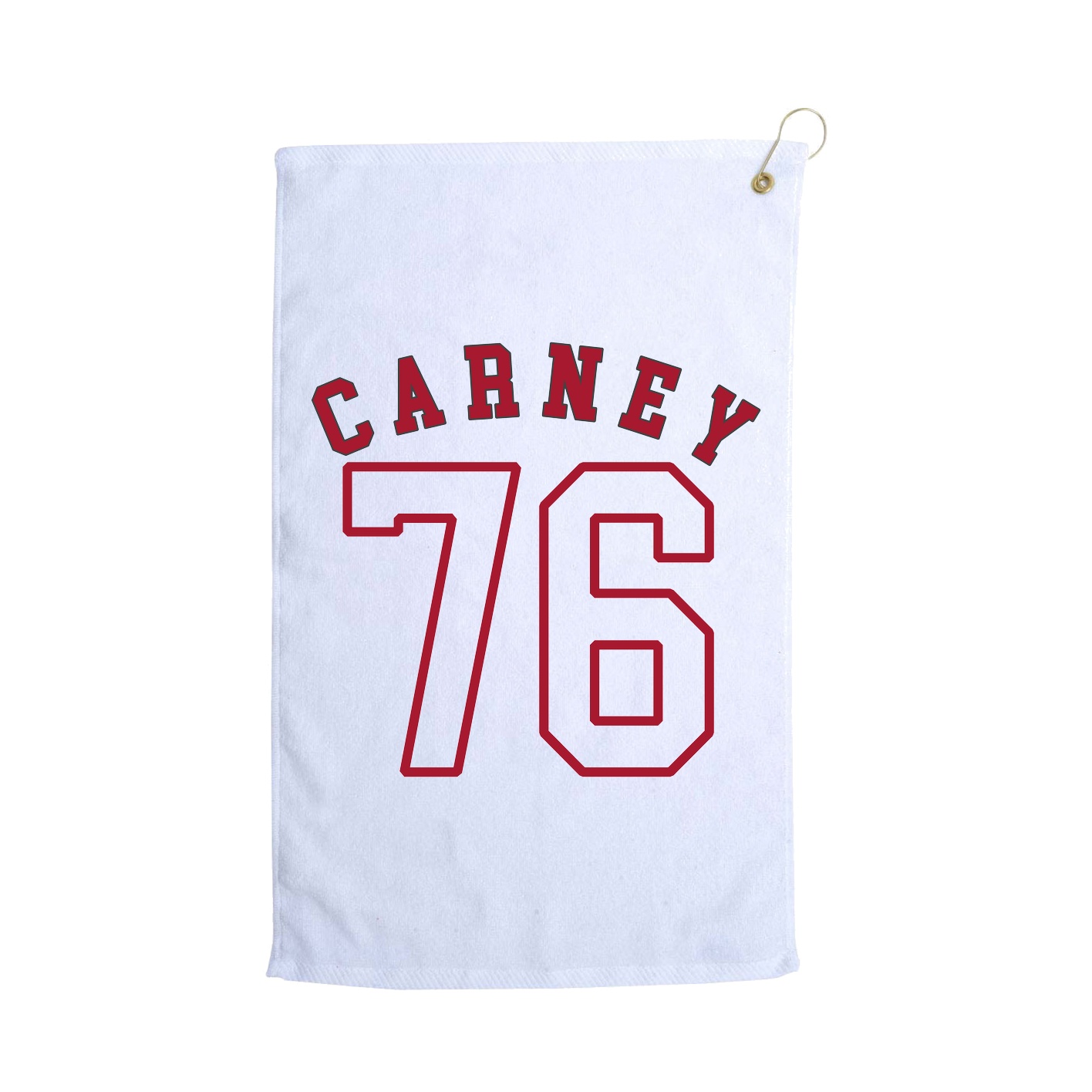 Golf Towel — Shirsey Arch in White