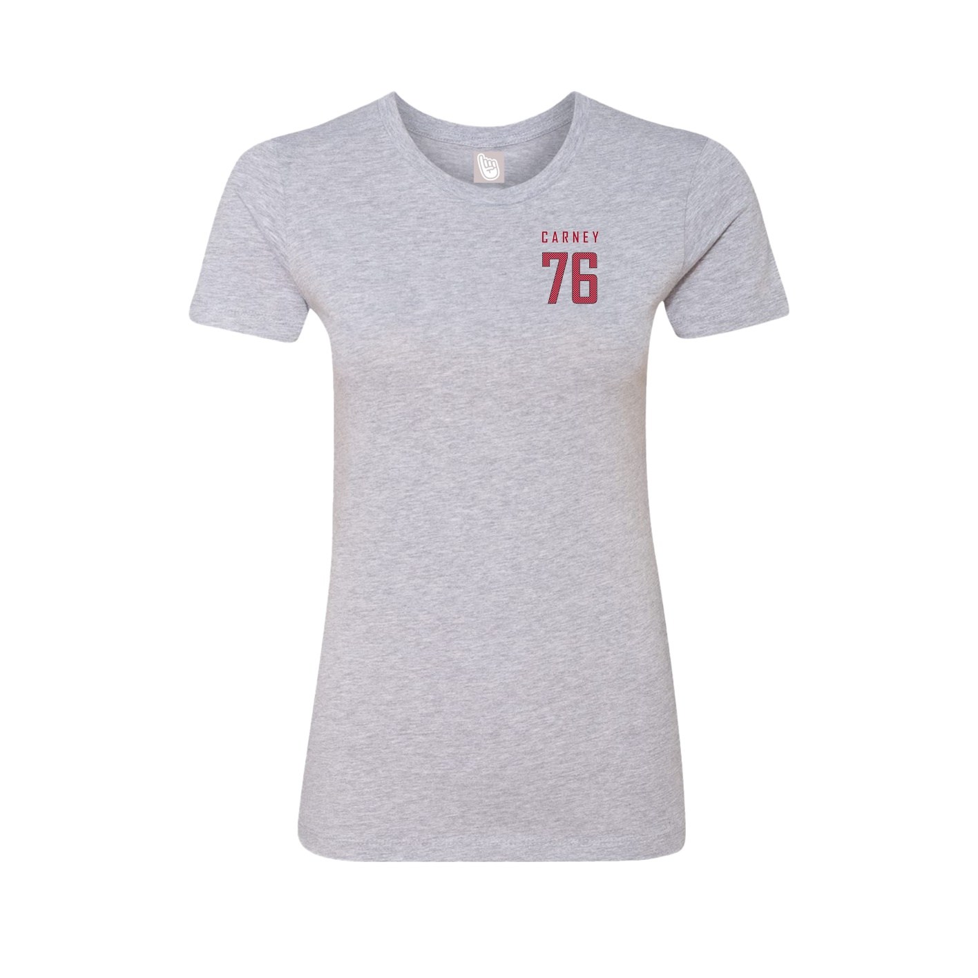 Fitted Women's Tee — Mesh Shirsey in Grey