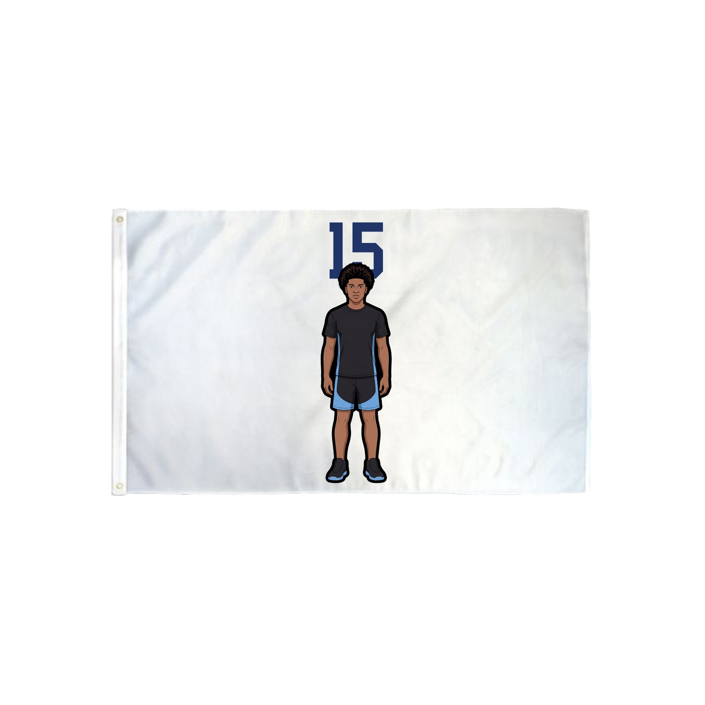 3x5 Flag — Number Top in Classic