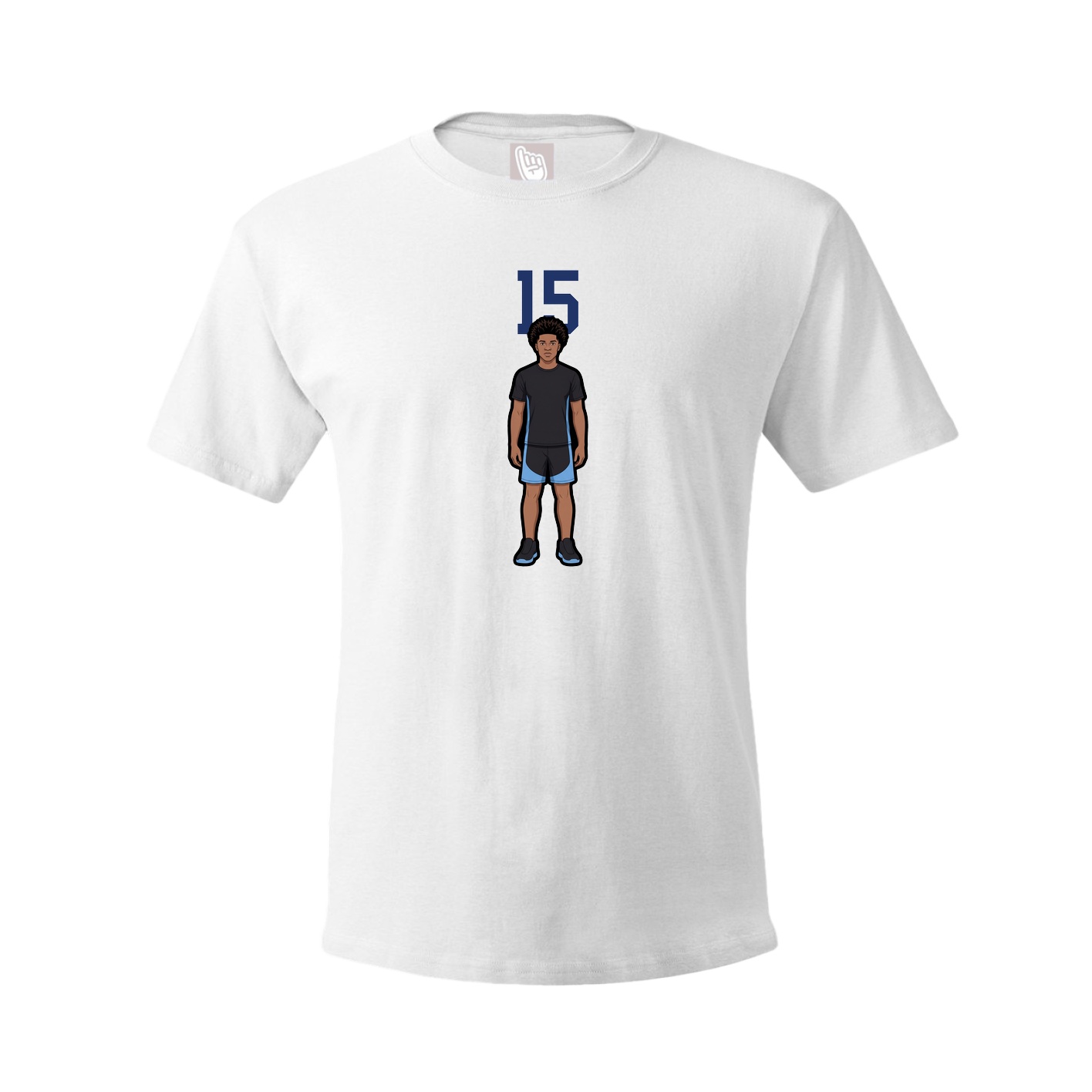 Tee — Number Top in White