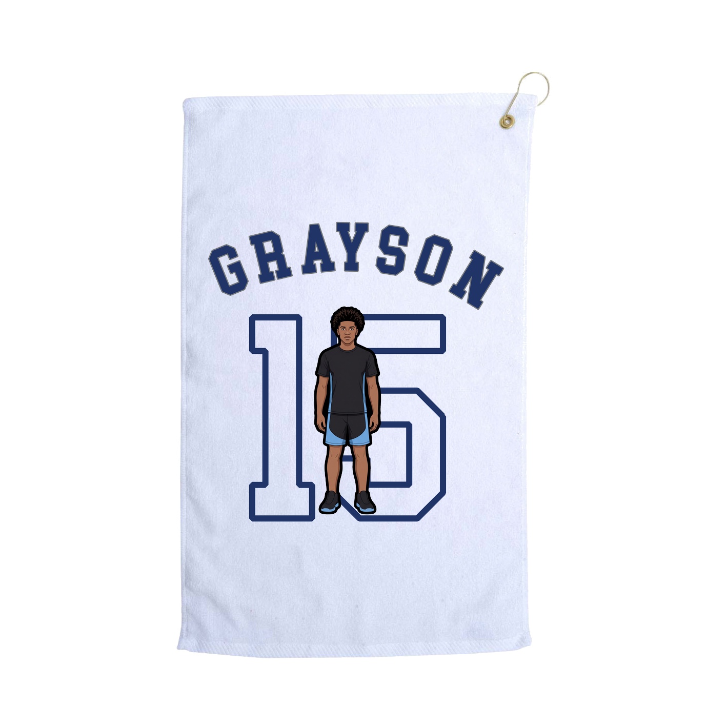 Golf Towel — Shirsey Arch in White