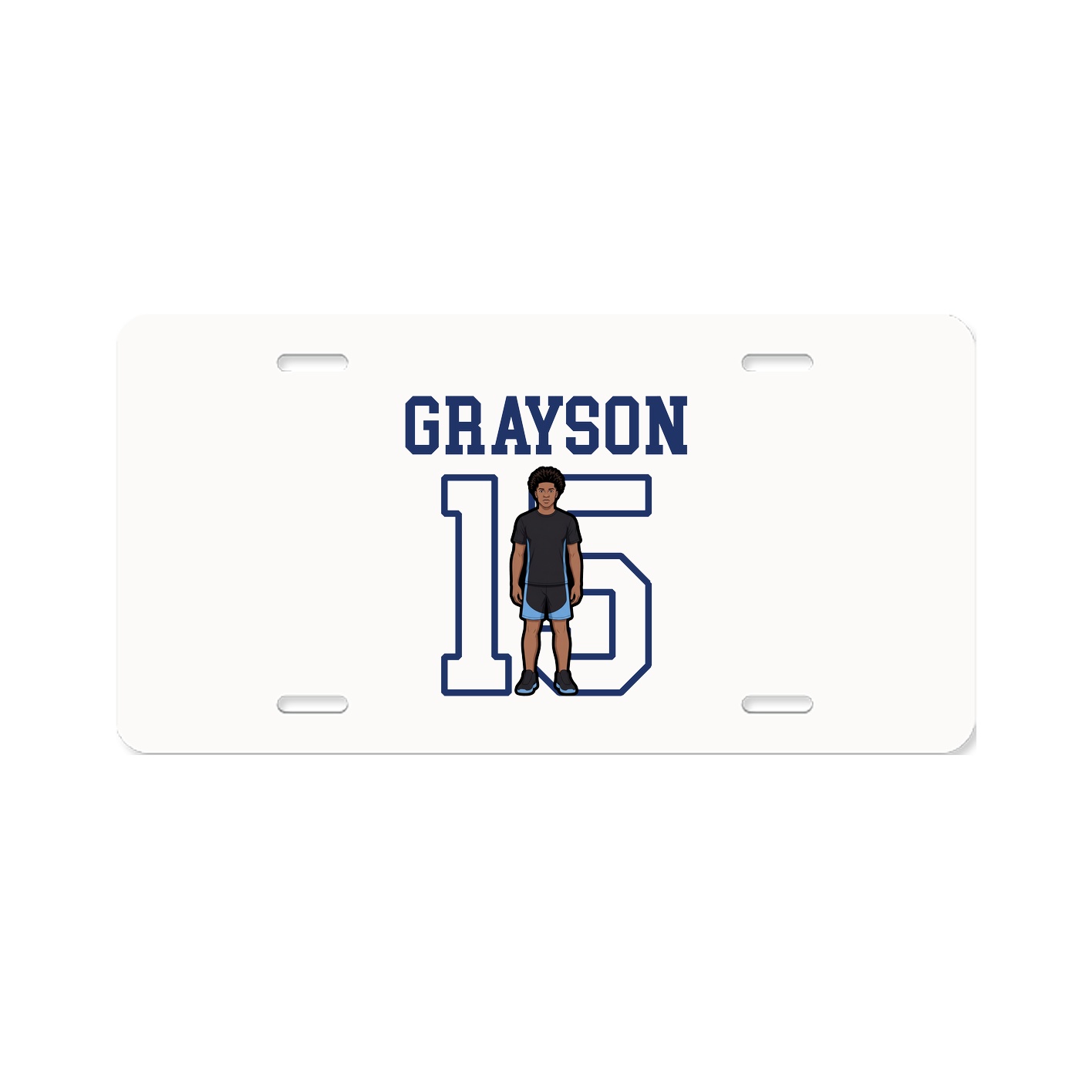 License Plate — Shirsey in Classic
