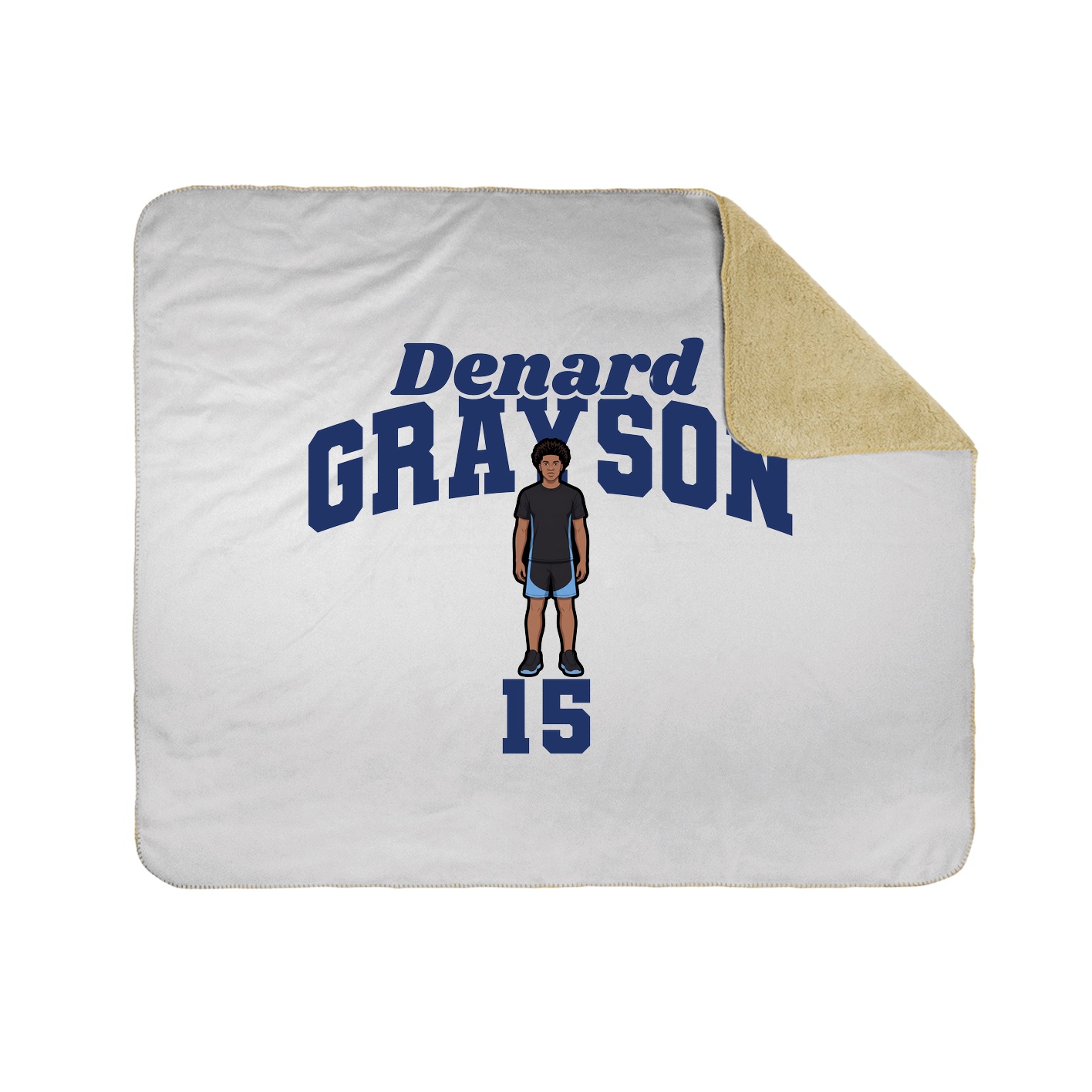 Throw Blanket — Signature Arch in White