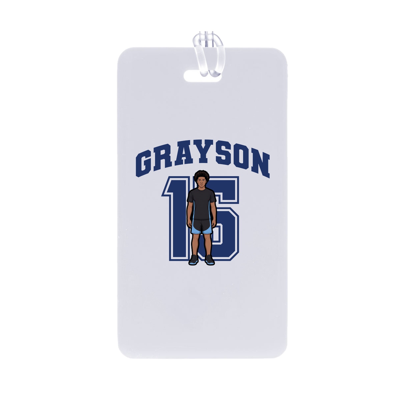 Bag Tag — Number in Classic