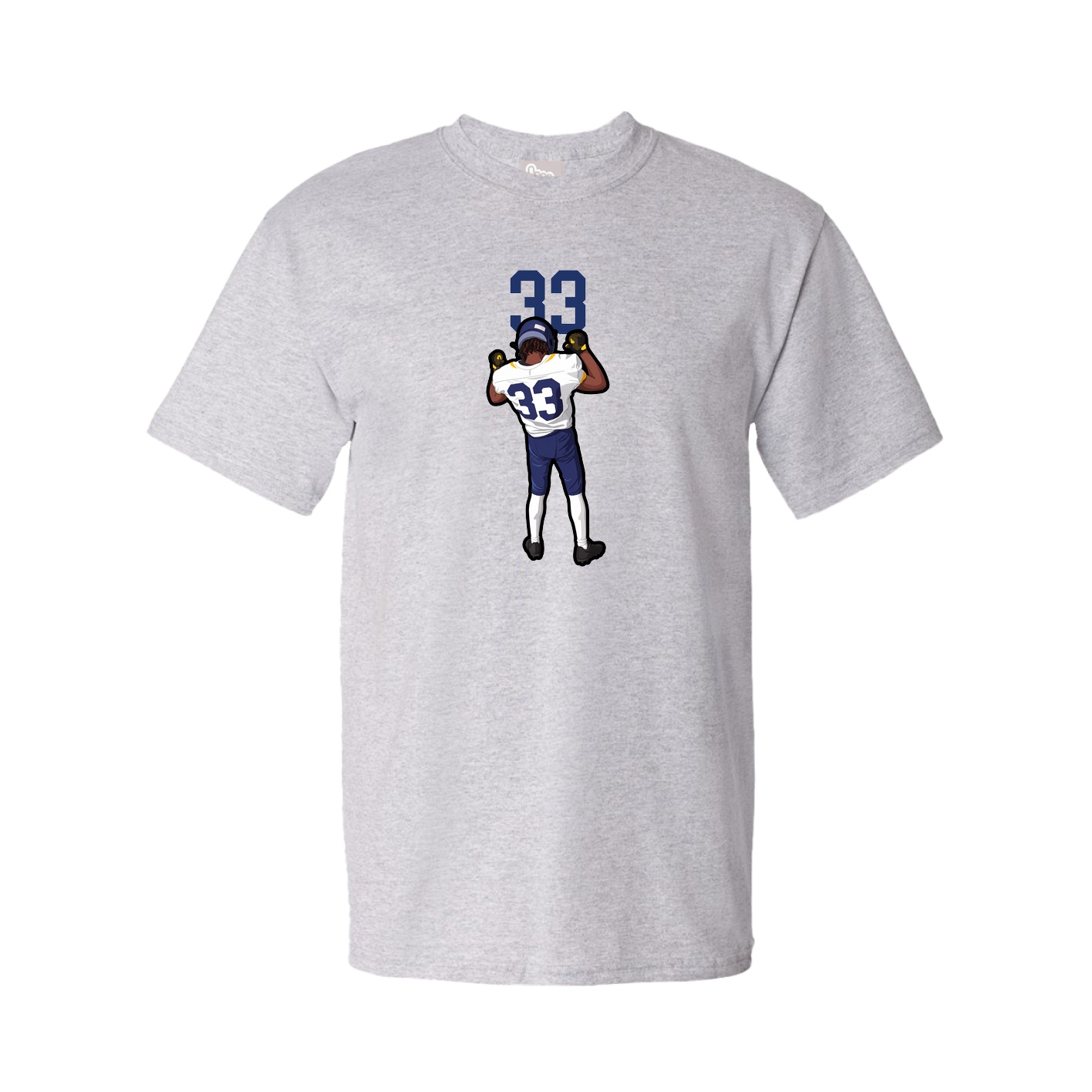 Tee — Number Top in Grey