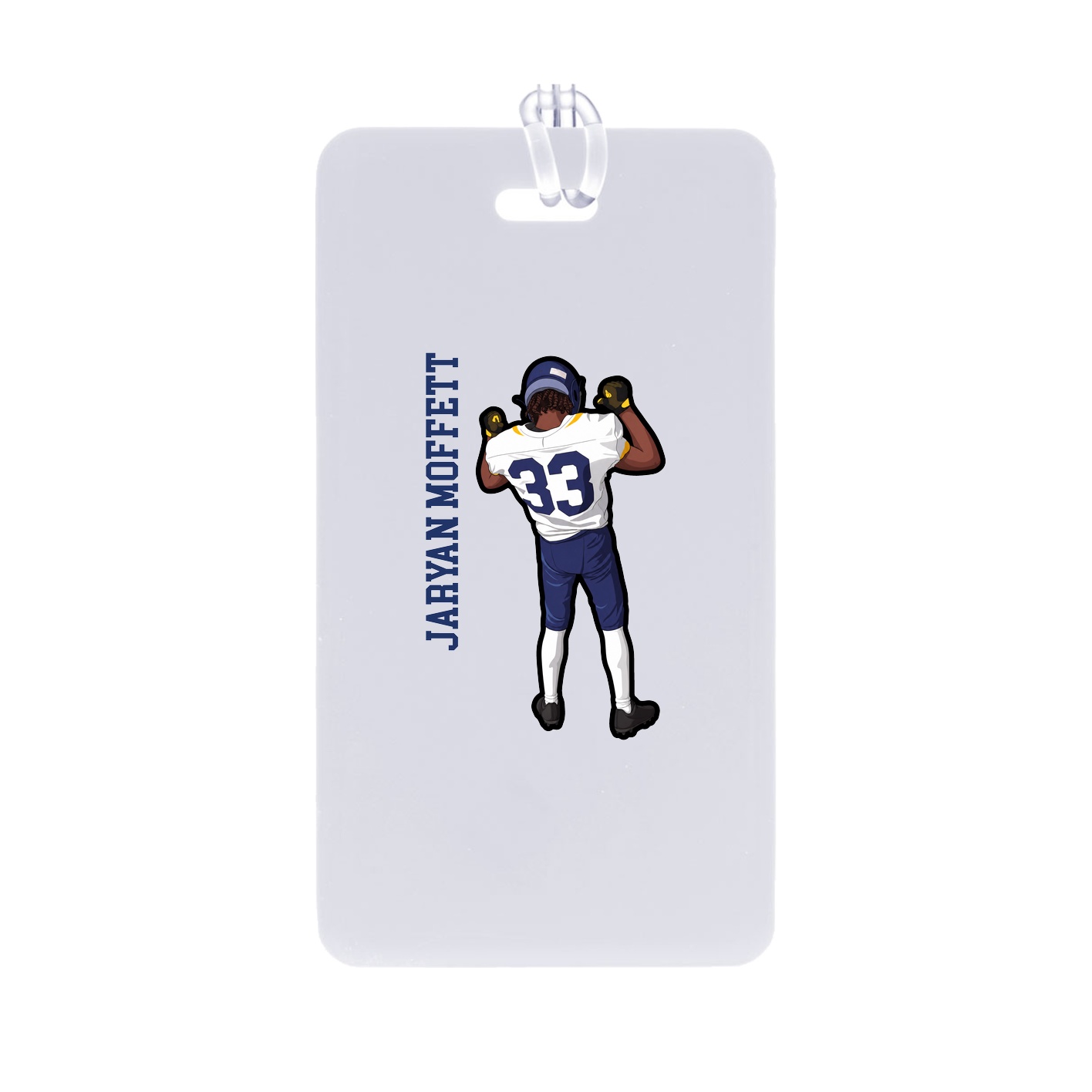 Bag Tag — Name Vertical in Classic
