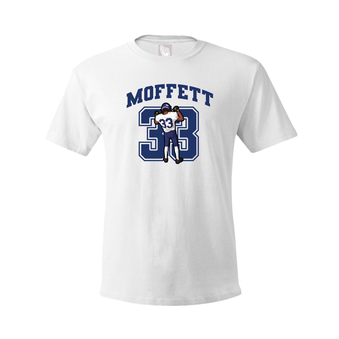 Tee — Number in White
