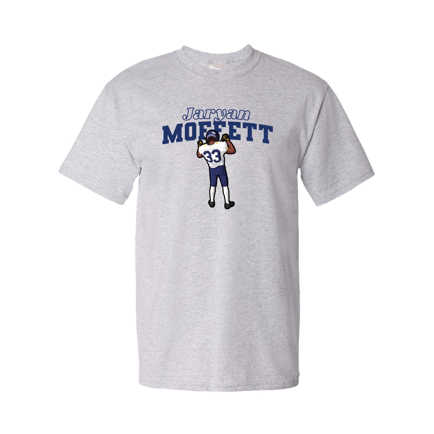 Tee — Name Arch in Grey
