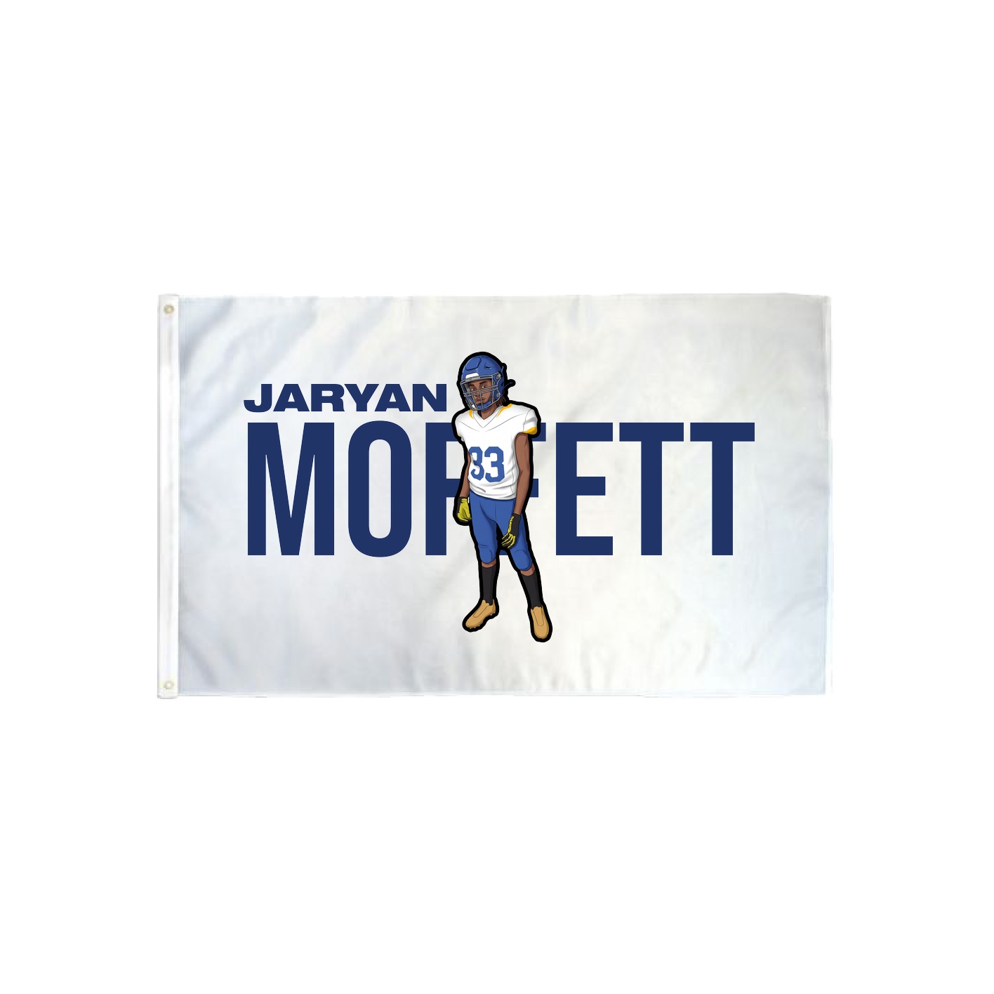 3x5 Flag — Player Name in Classic
