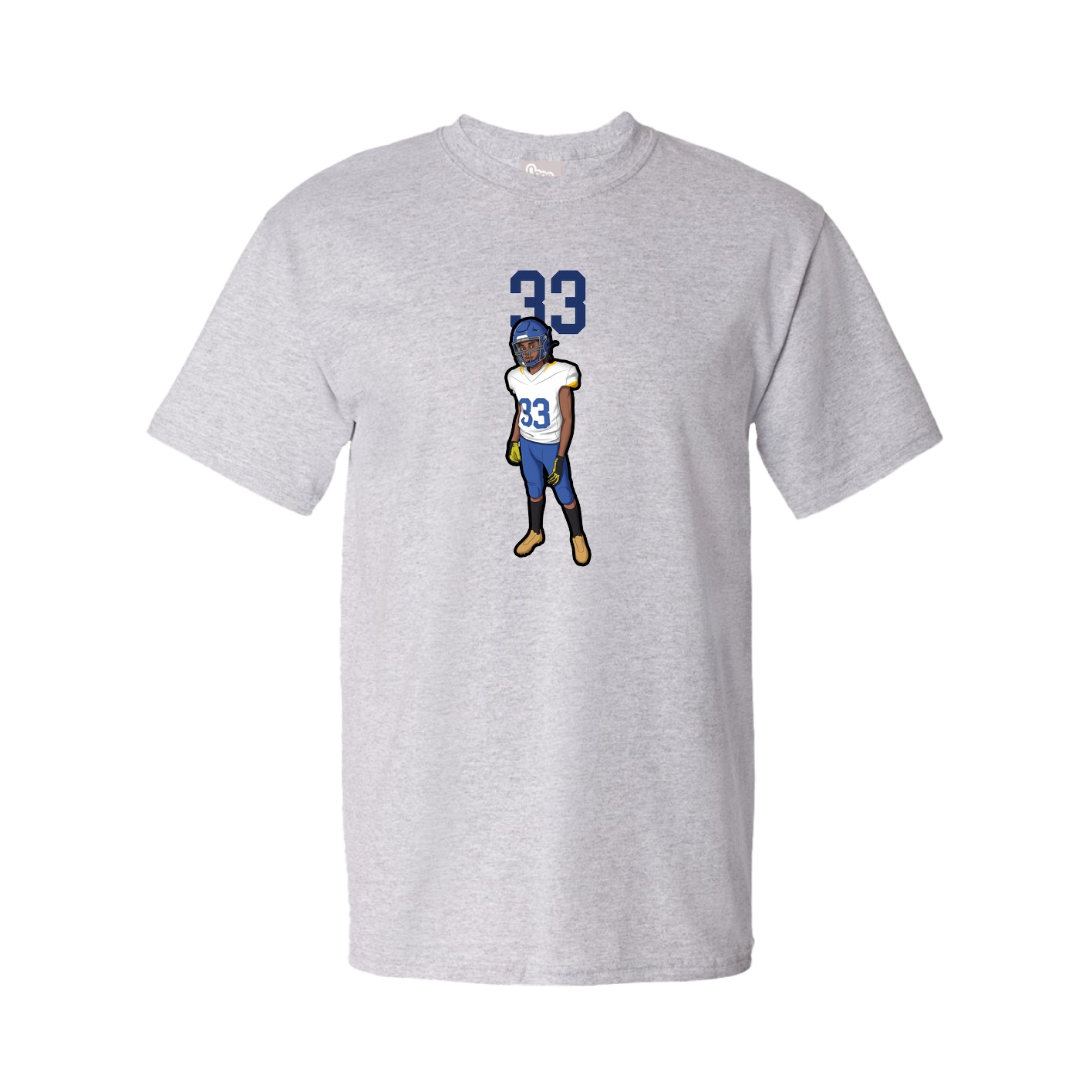 Tee — Number Top in Grey