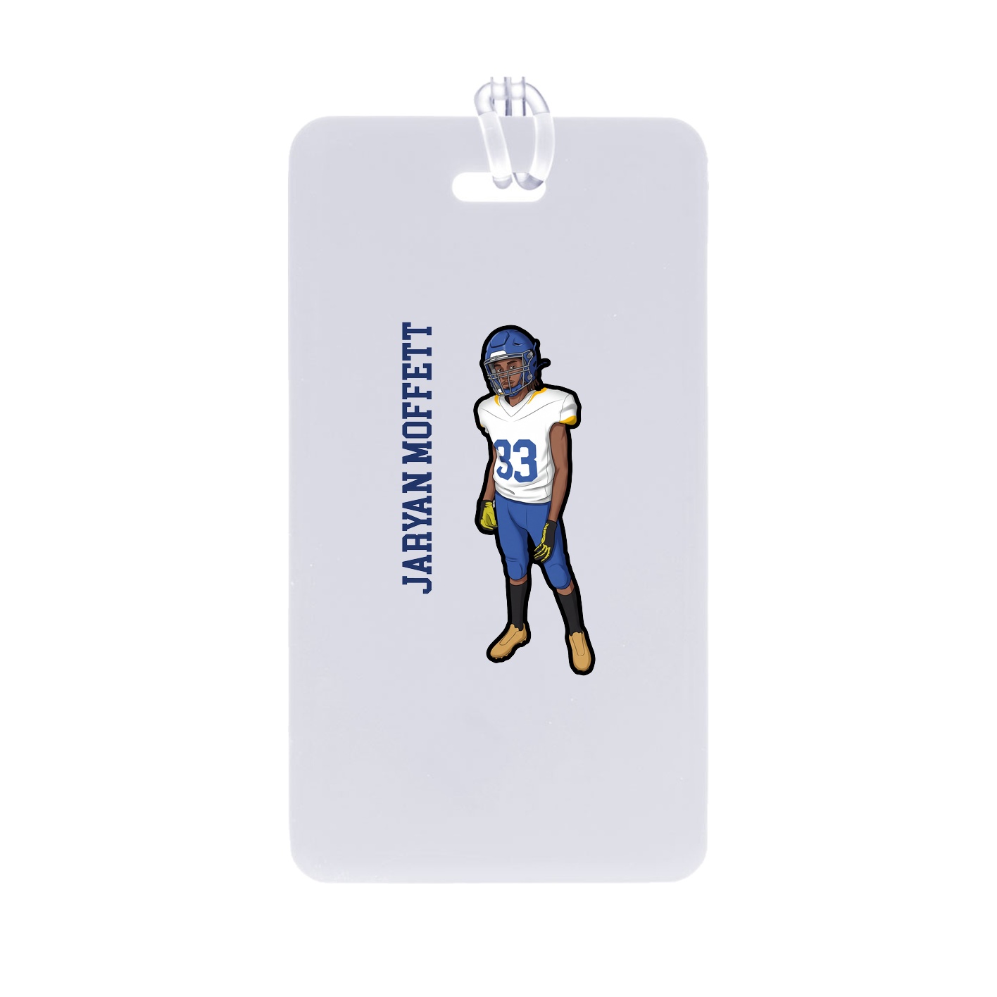Bag Tag — Name Vertical in Classic