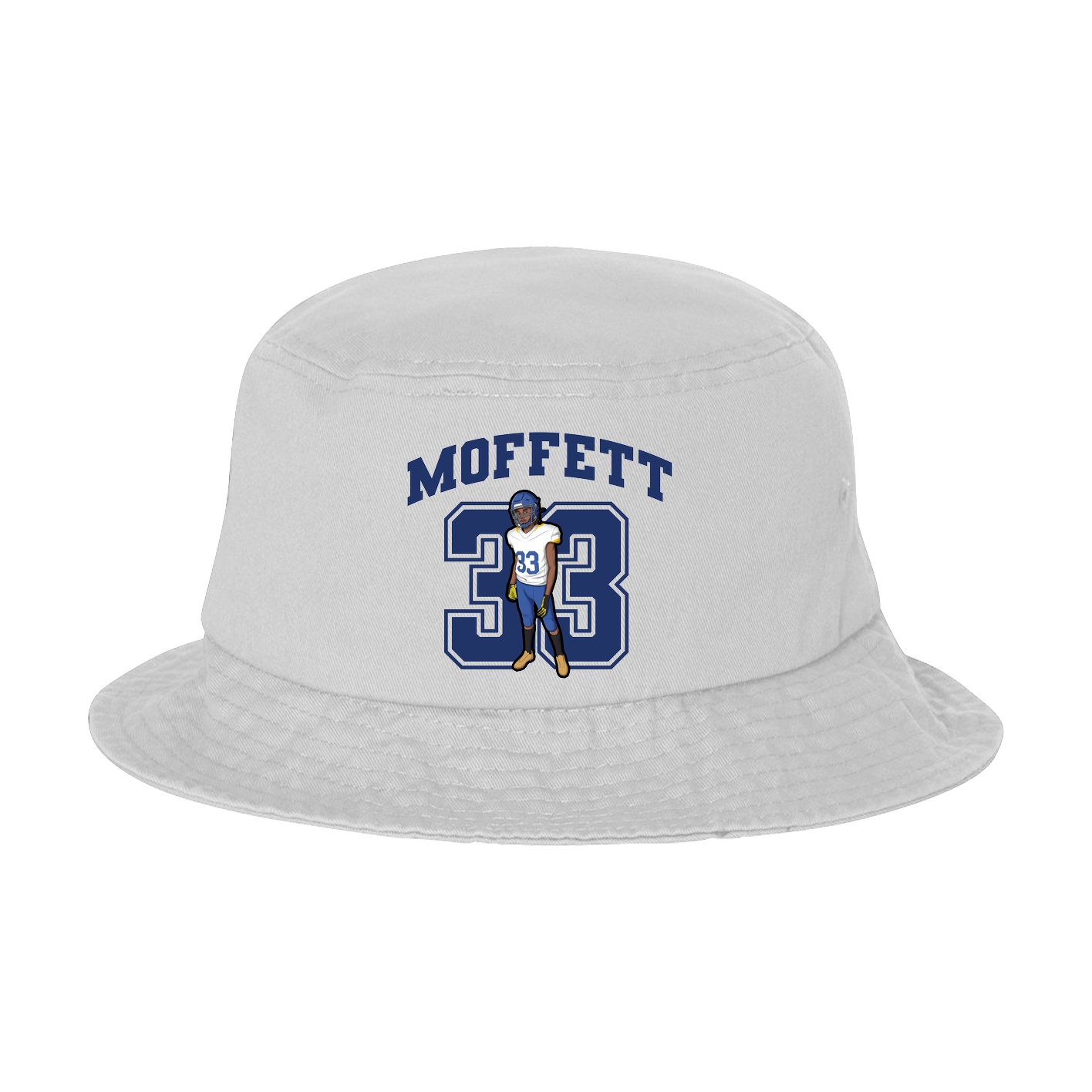 Bucket Cap — Number in White
