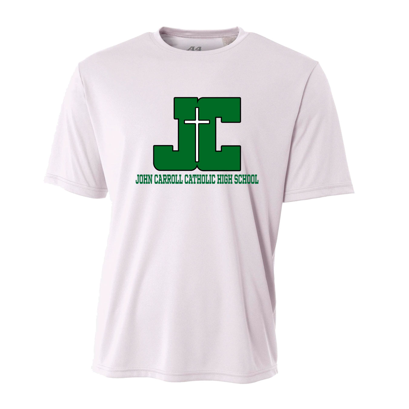 Youth Performance T-Shirt - White - Logo Text Drop