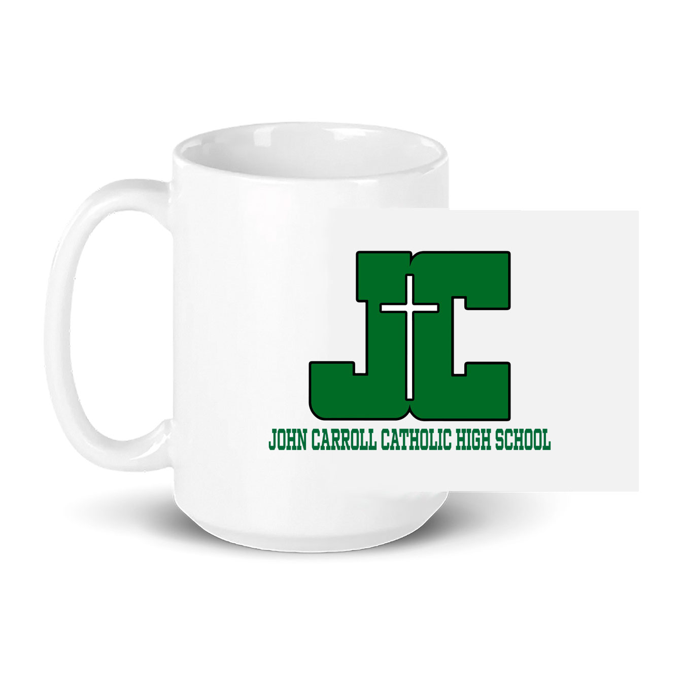 15oz Coffee Mug - White - Logo Text Drop