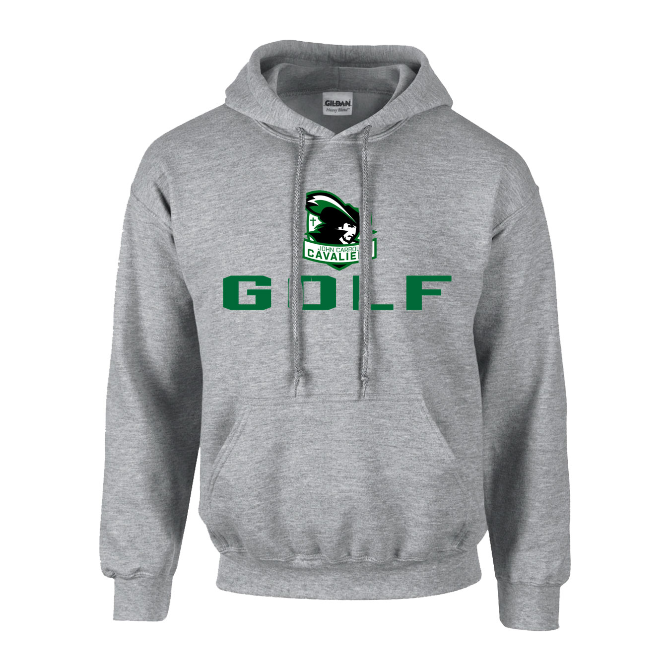 Fleece Hoodie - Sport Grey - Logo Sport Name
