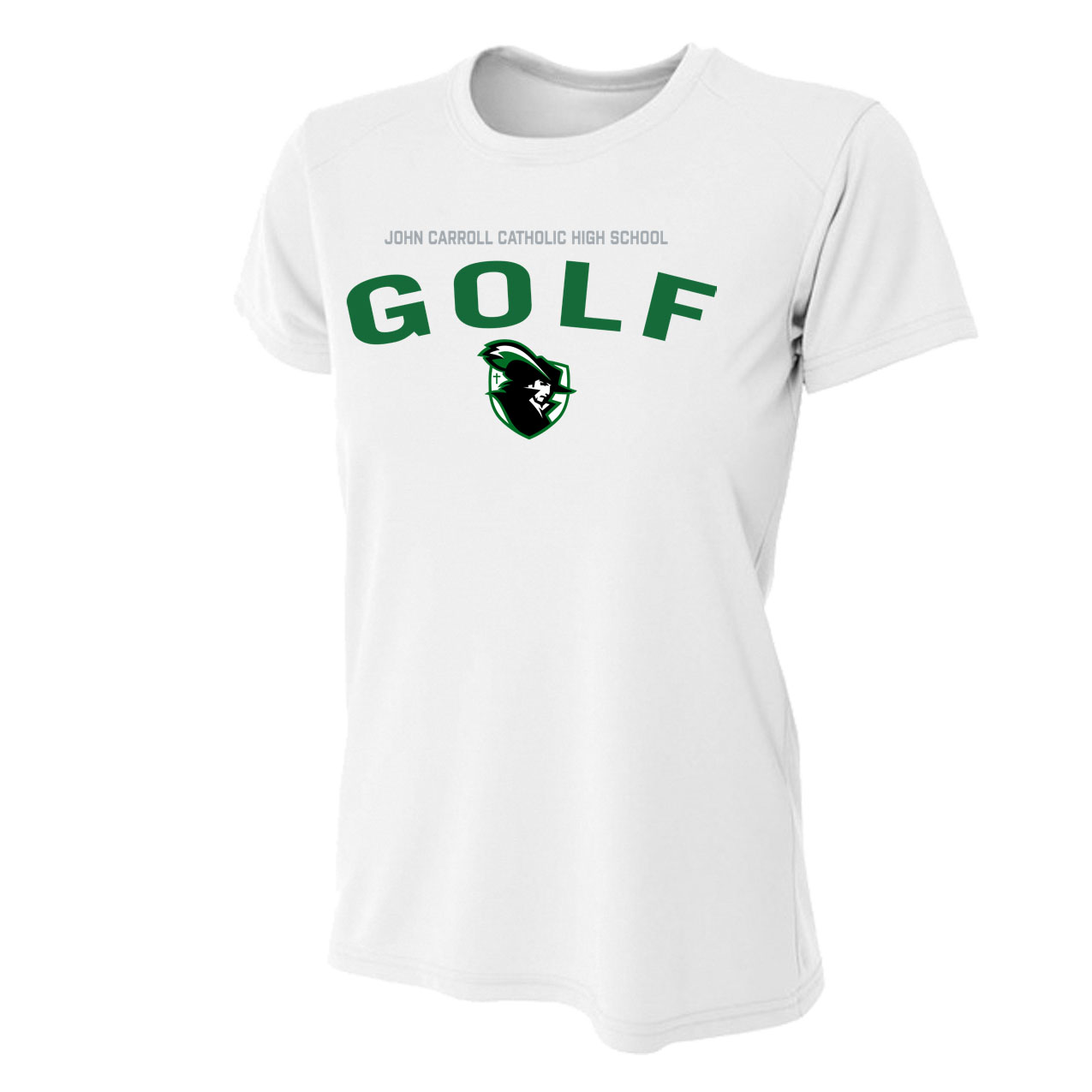 Women's Tight Fit Performance T-Shirt - White - Sport Arch