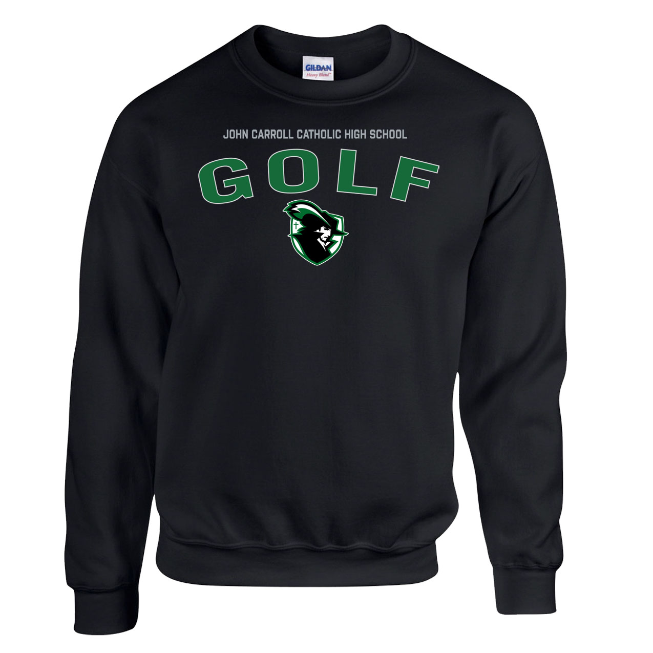 Fleece Crewneck - Black - Sport Arch