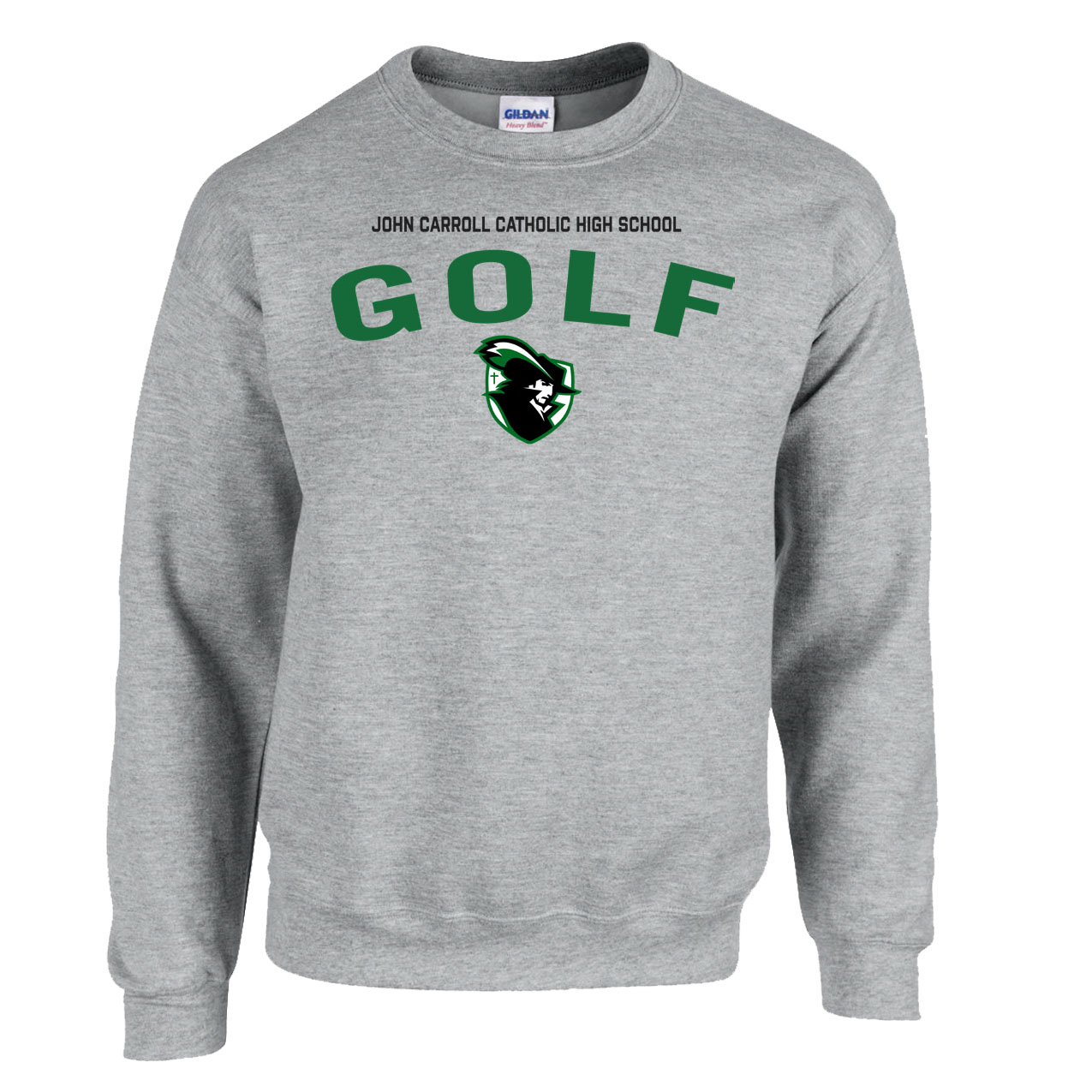 Fleece Crewneck - Sport Grey - Sport Arch