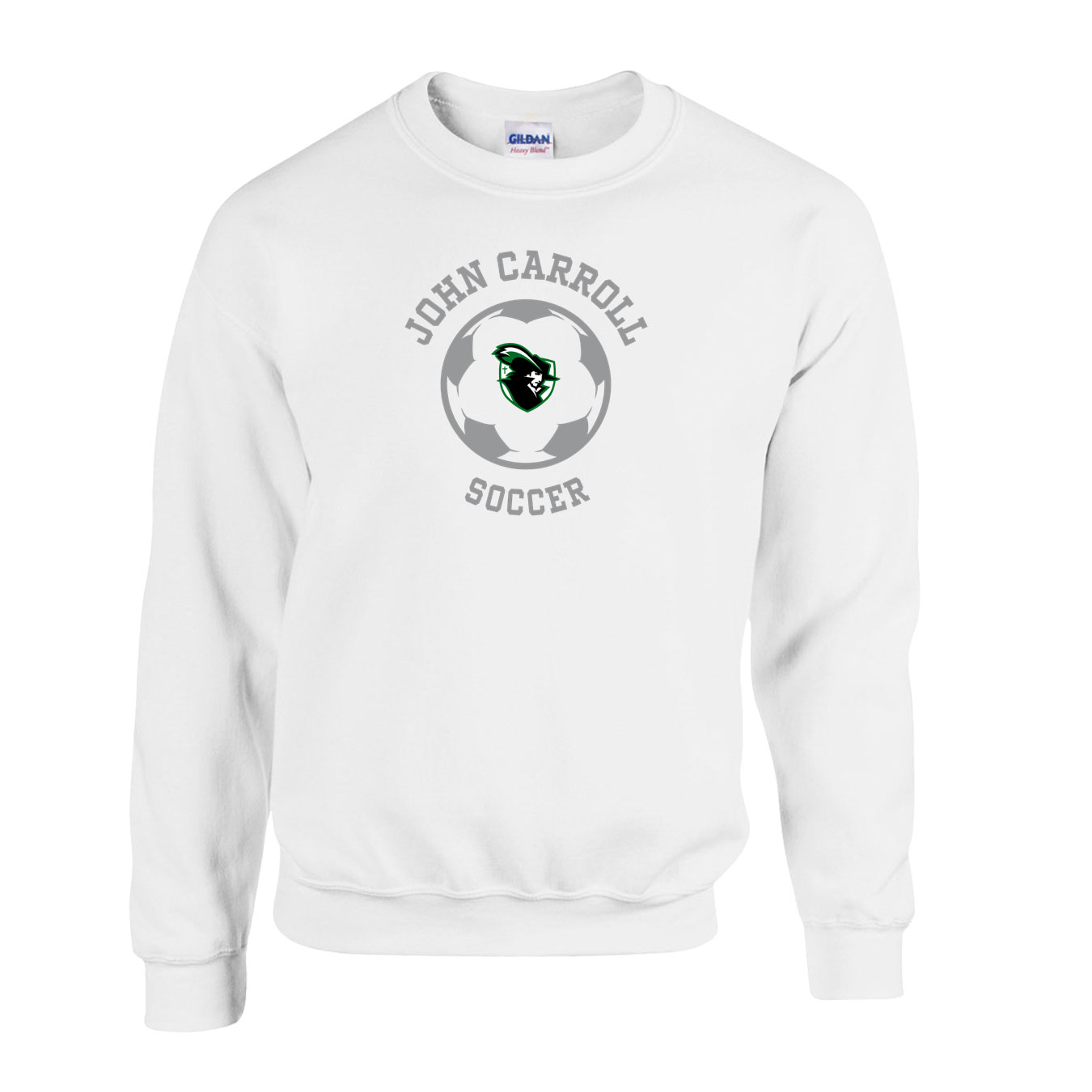 Fleece Crewneck - White - Sport Circle