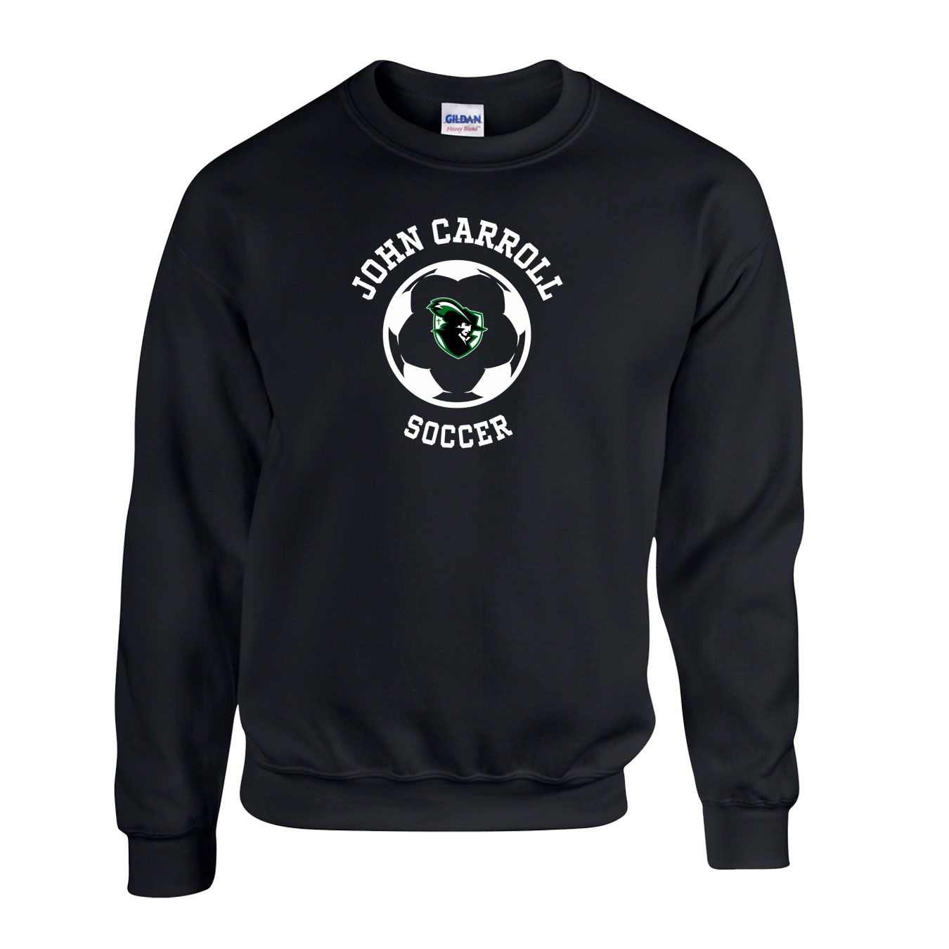 Fleece Crewneck - Black - Sport Circle