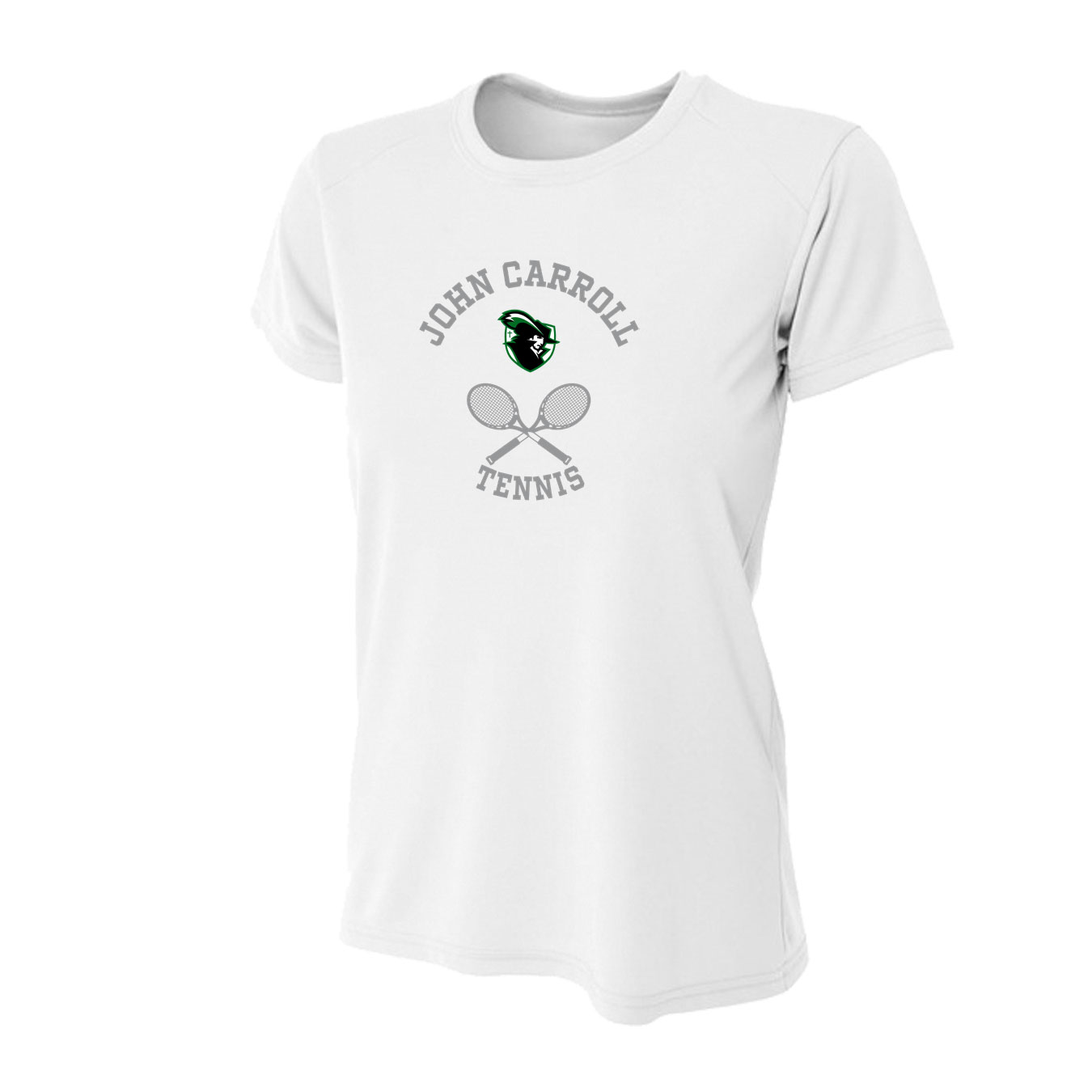 Women's Tight Fit Performance T-Shirt - White - Sport Circle