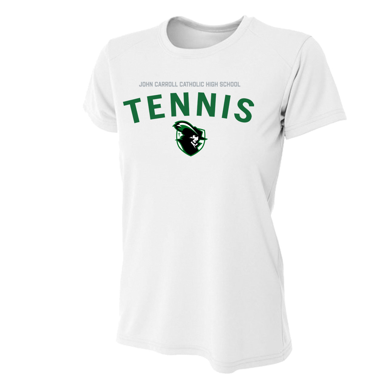 Women's Tight Fit Performance T-Shirt - White - Sport Arch