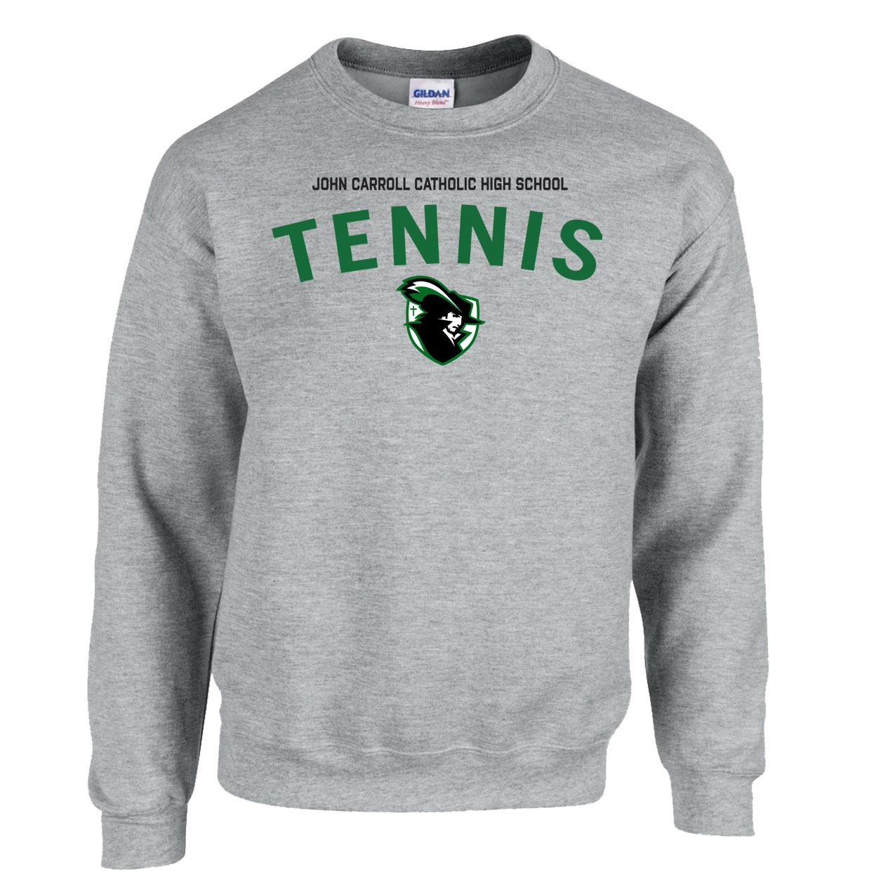Fleece Crewneck - Sport Grey - Sport Arch