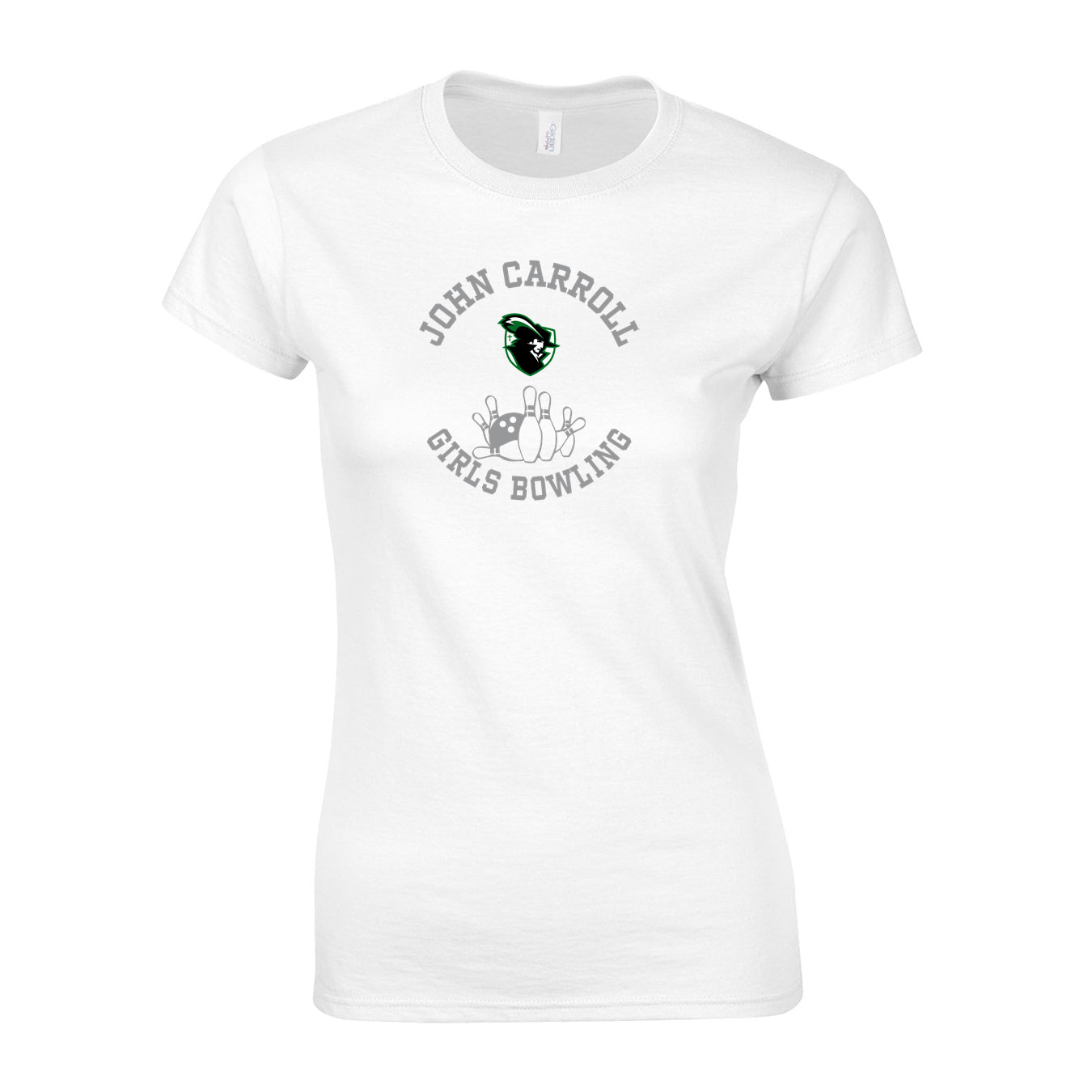 Women's Semi-Fitted Classic T-Shirt - White - Sport Circle