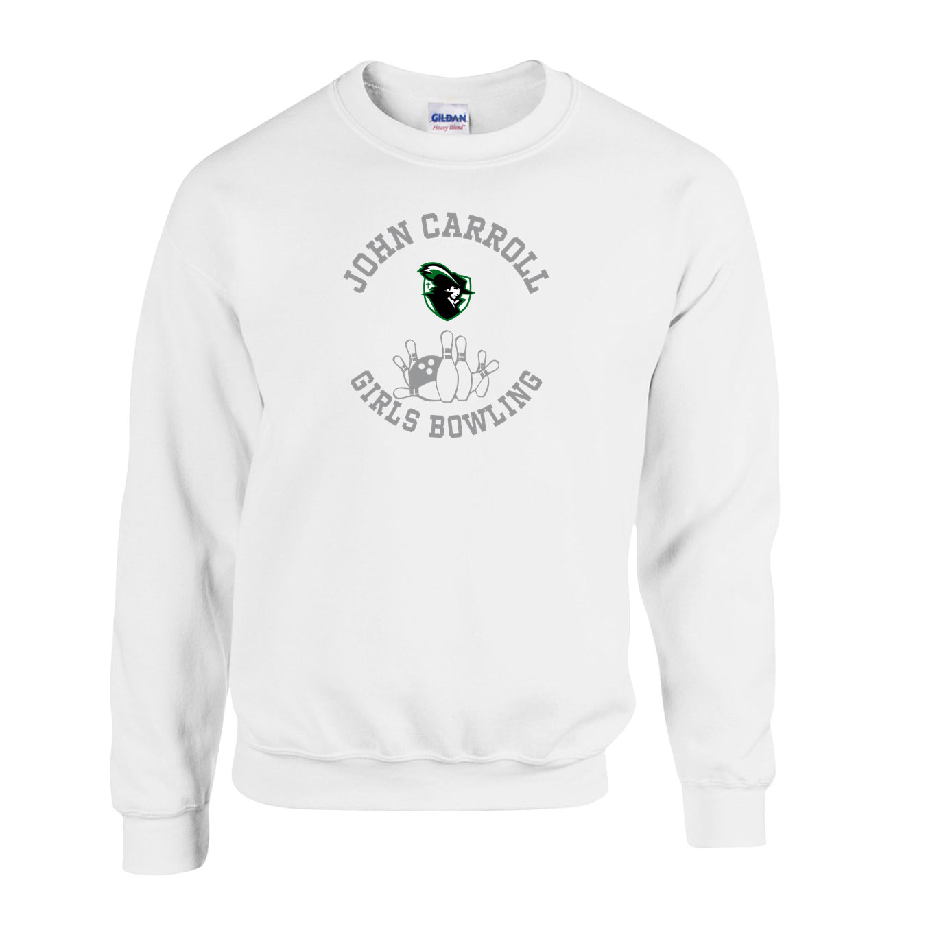 Fleece Crewneck - White - Sport Circle