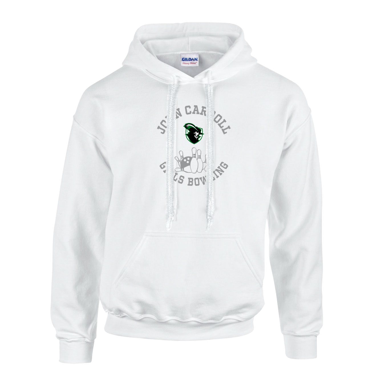 Fleece Hoodie - White - Sport Circle