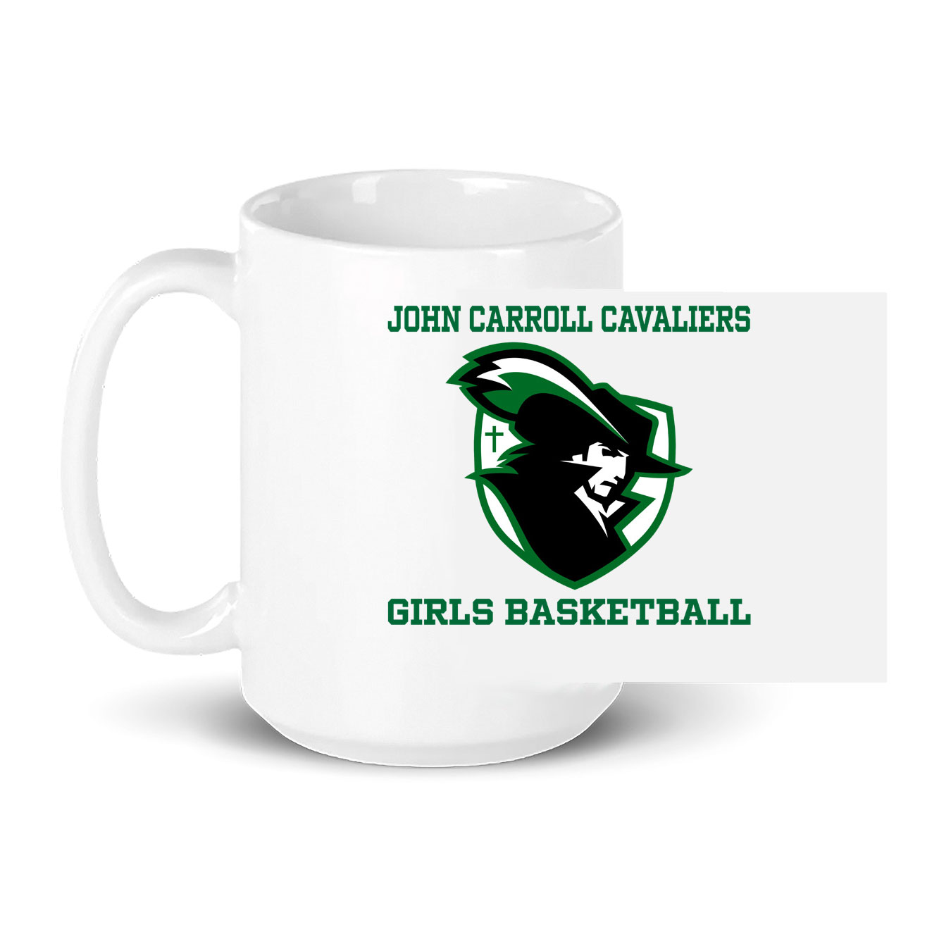 15oz Coffee Mug - White - Logo Text Drop