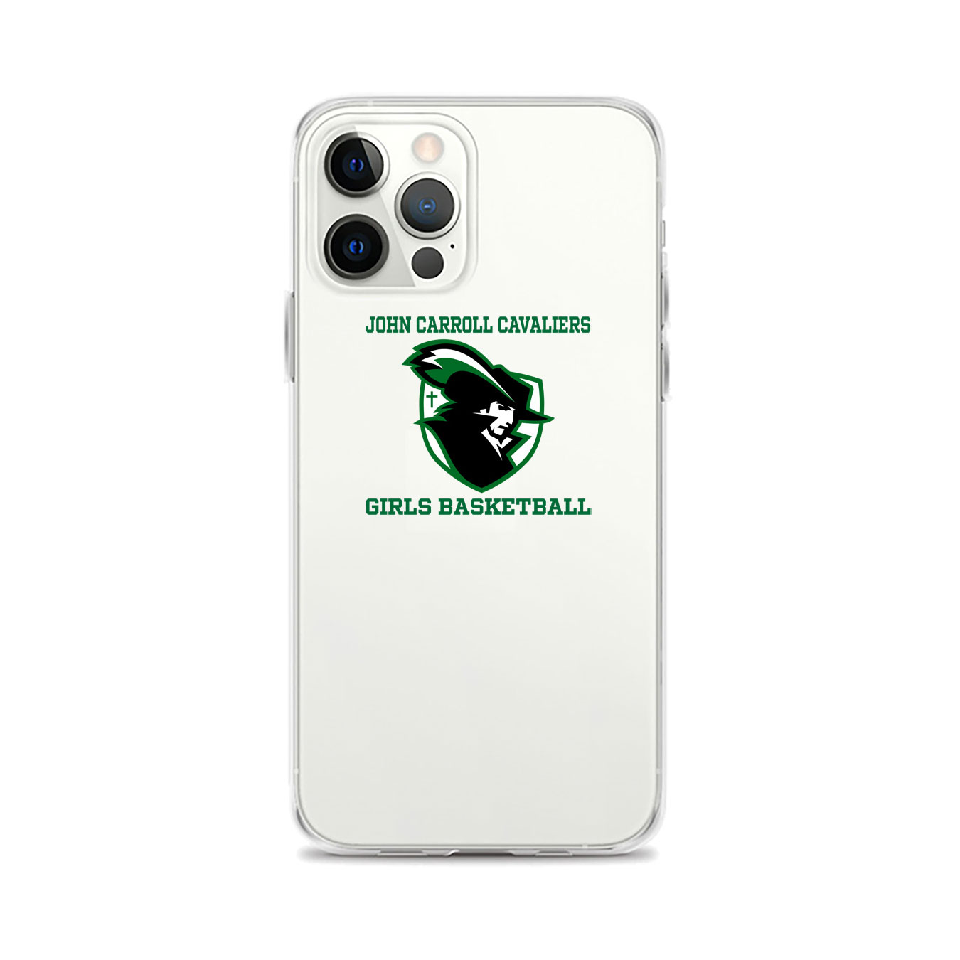 iPhone case - White - Logo Text Drop