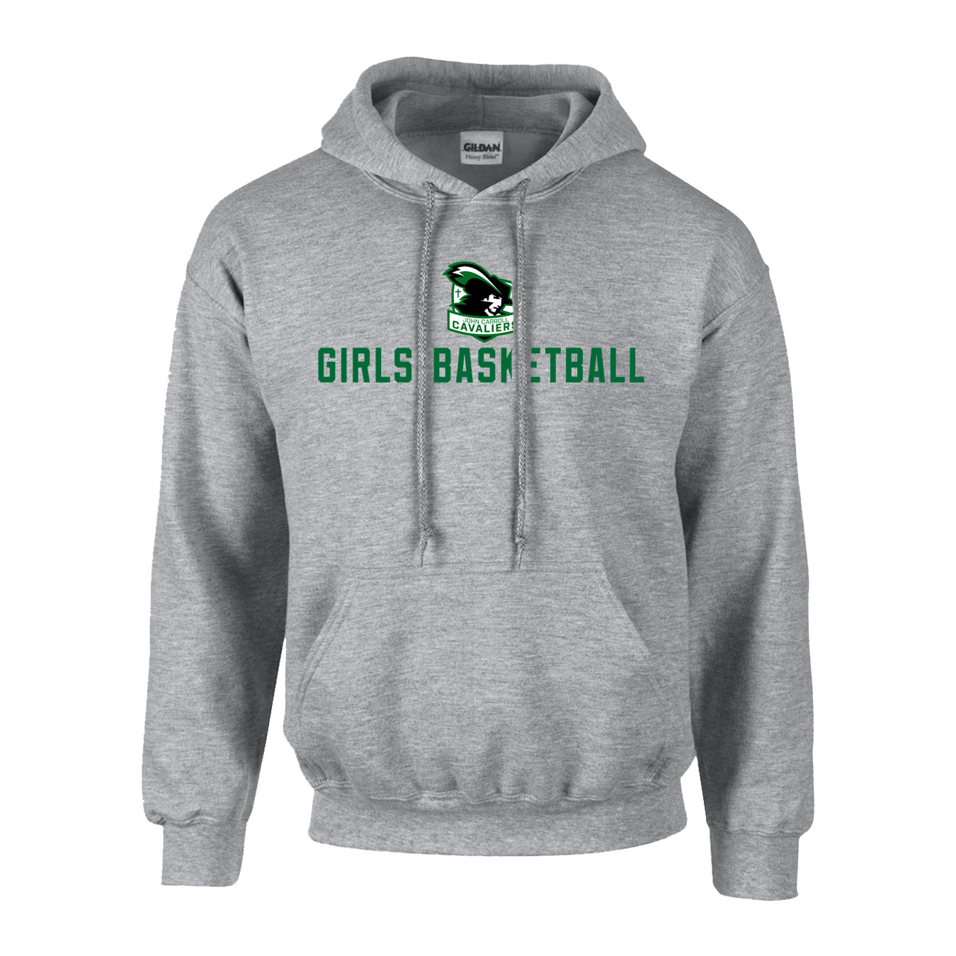 Fleece Hoodie - Sport Grey - Logo Sport Name