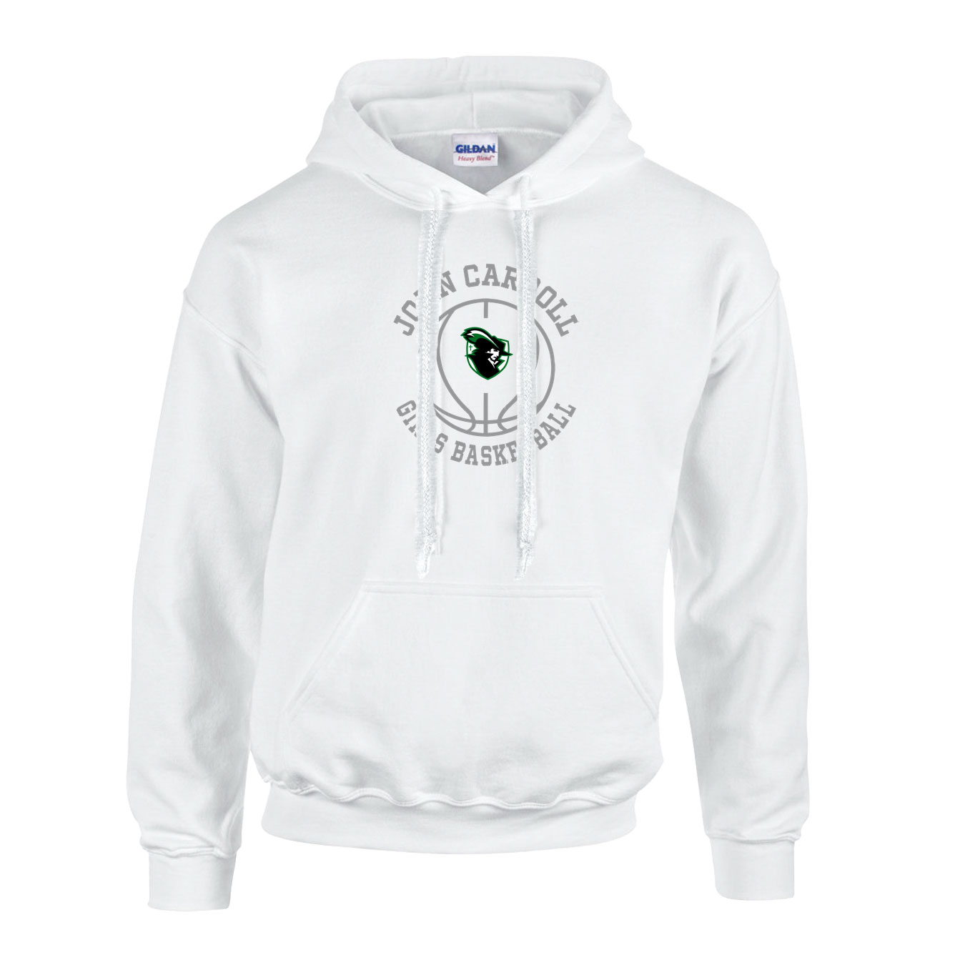 Fleece Hoodie - White - Sport Circle