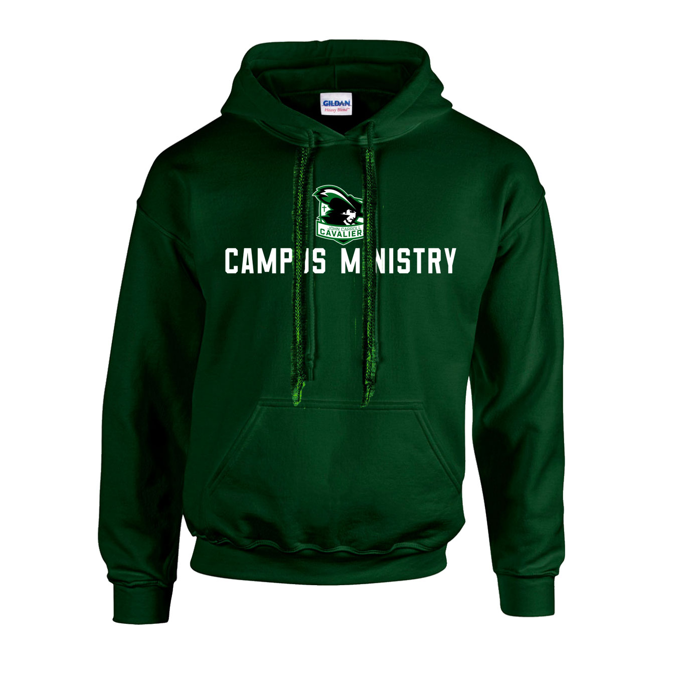 Fleece Hoodie - Forest Green - Logo Sport Name