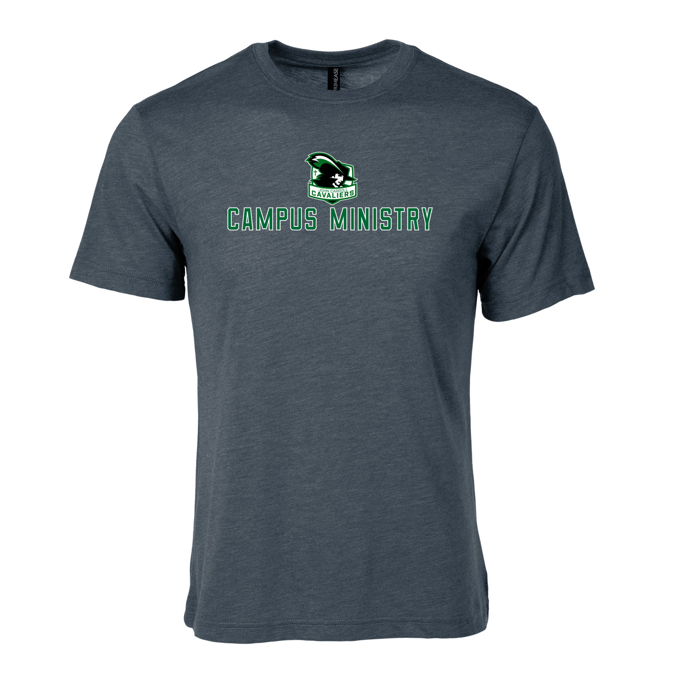Men's Triblend T-Shirt - Charcoal Heather - Logo Sport Name