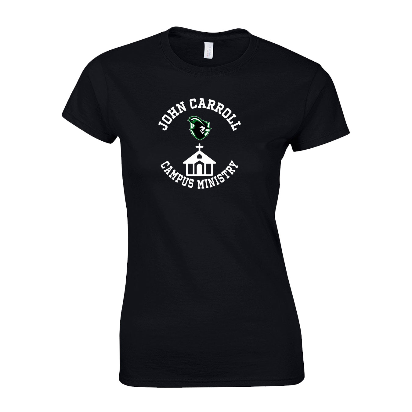 Women's Semi-Fitted Classic T-Shirt - Black - Sport Circle