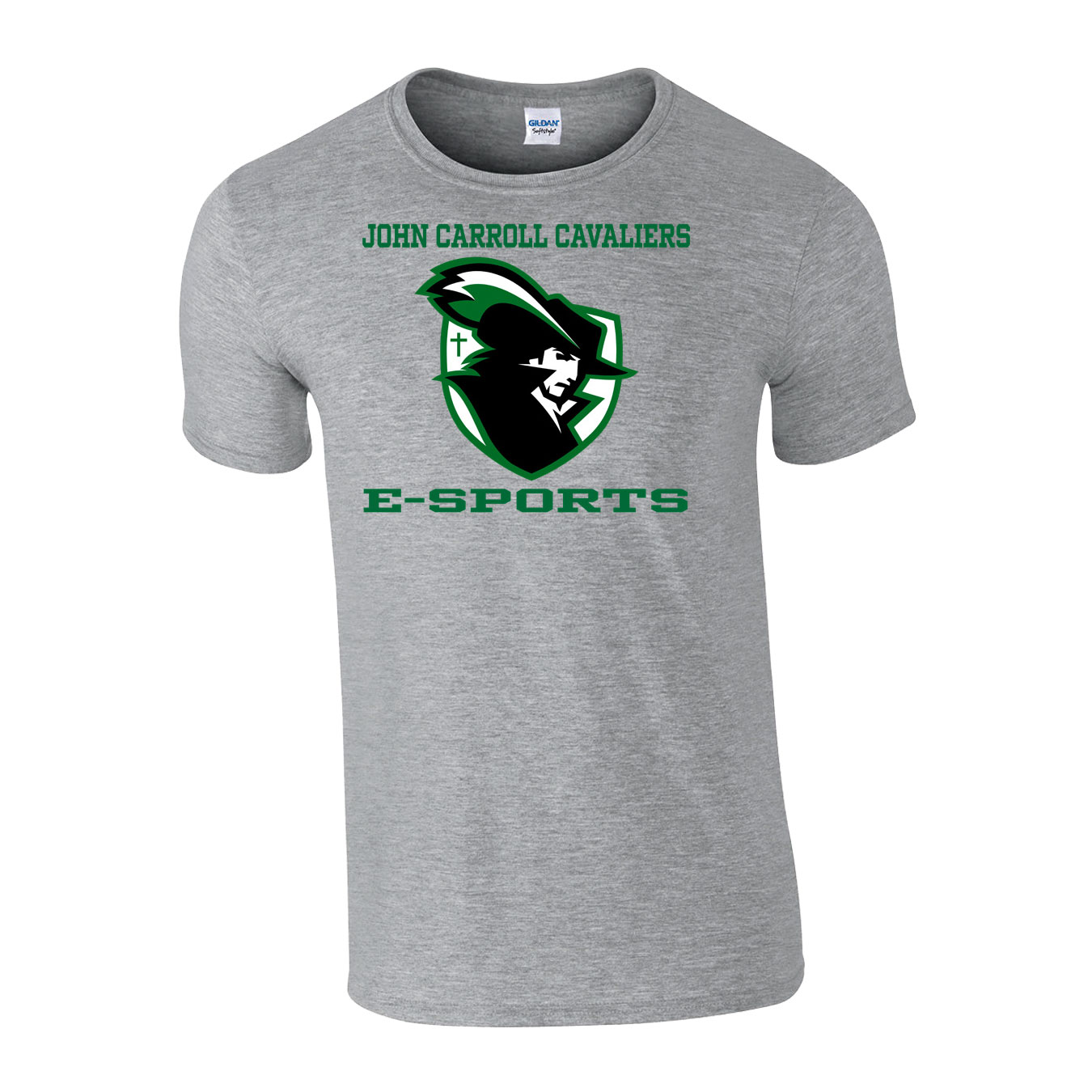 Youth Classic T-Shirt - Sport Grey - Logo Text Drop