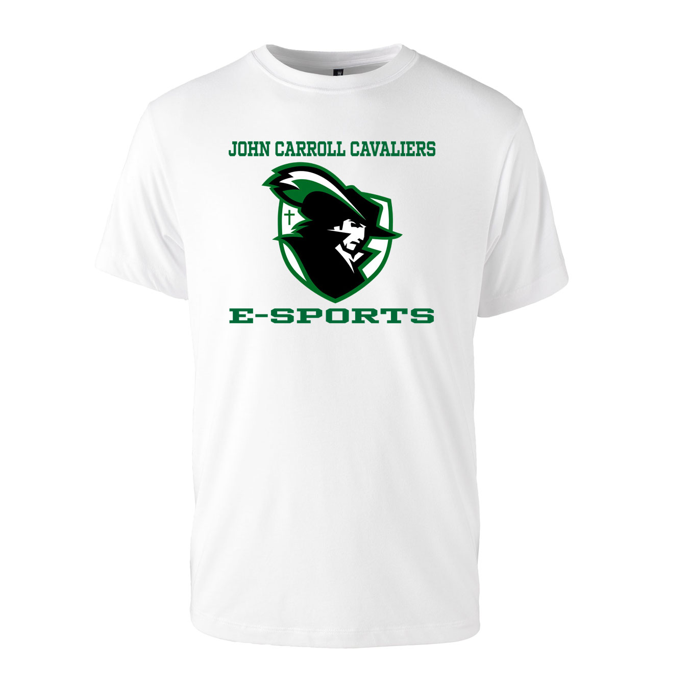 Men's Triblend T-Shirt - White - Logo Text Drop