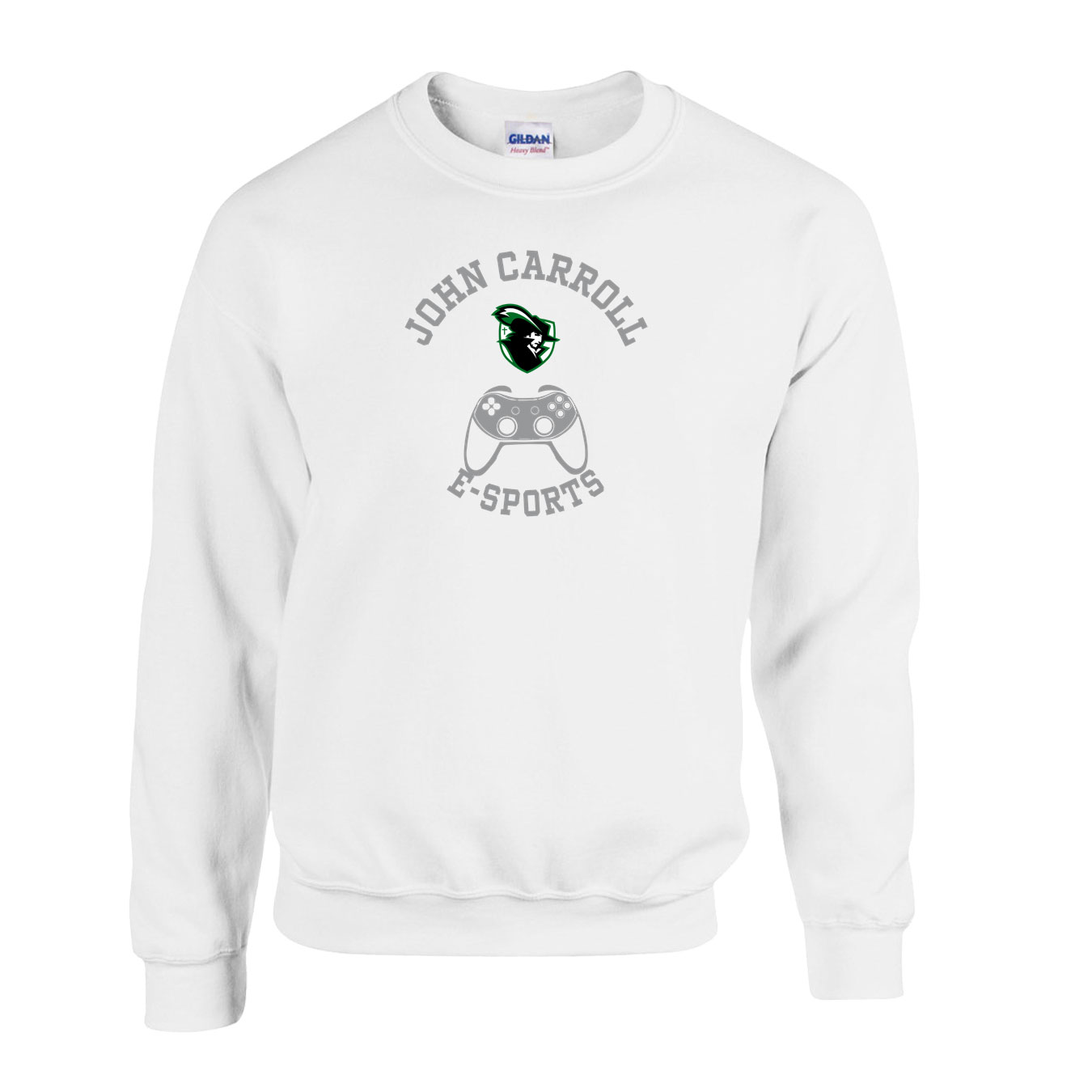 Fleece Crewneck - White - Sport Circle