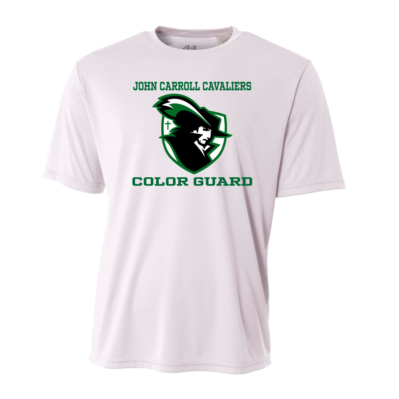 Youth Performance T-Shirt - White - Logo Text Drop