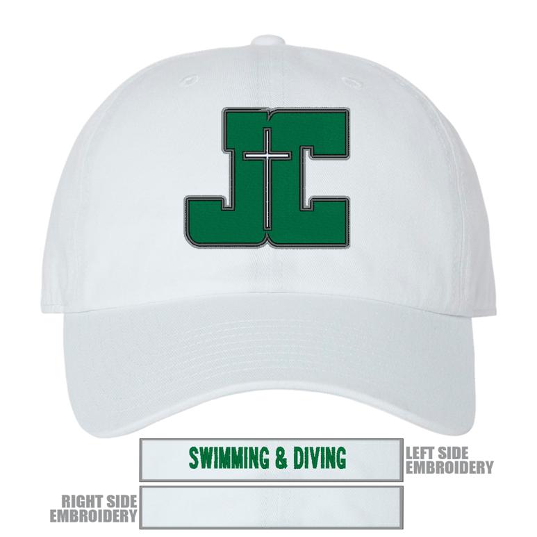 47 Brand Clean Up Cap - White - Hat Embroidery