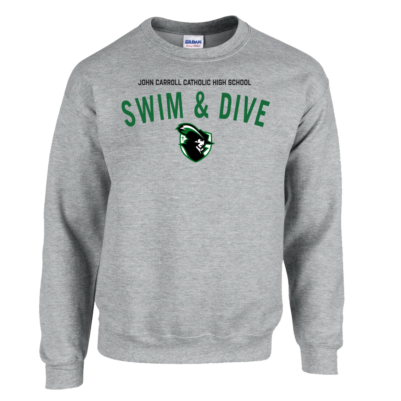 Fleece Crewneck - Sport Grey - Sport Arch