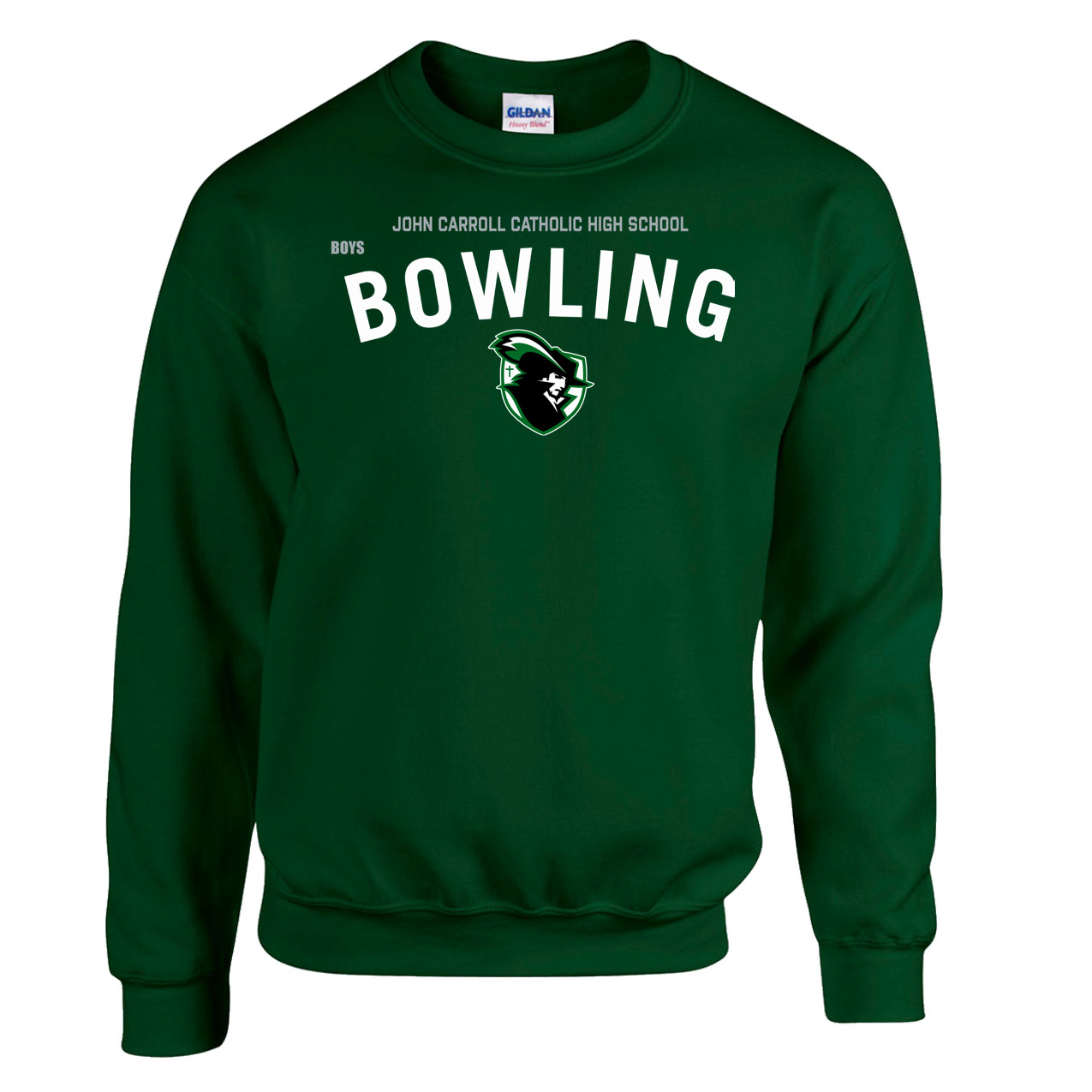 Fleece Crewneck - Forest Green - Sport Arch