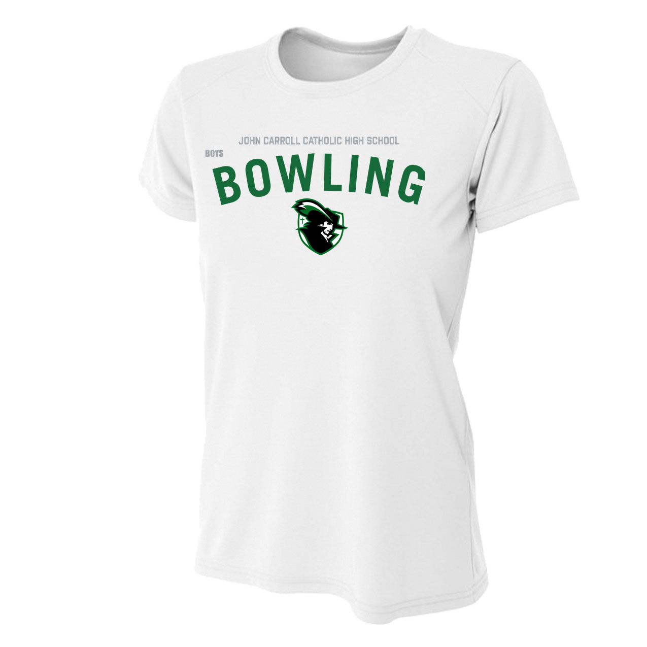 Women's Tight Fit Performance T-Shirt - White - Sport Arch